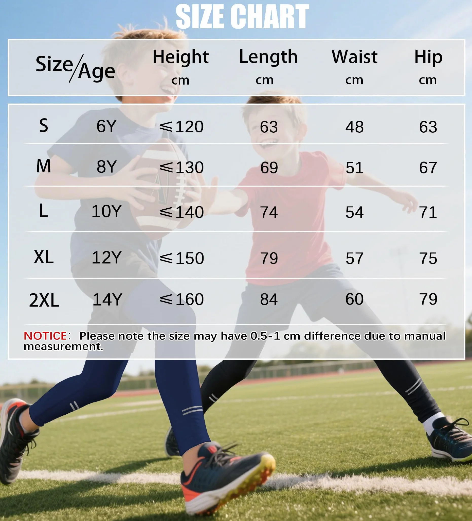 ANGEL CITIZ Leggings termici a compressione per ragazzi, sportivi, ad asciugatura rapida, per allenamento, corsa, leggings termici