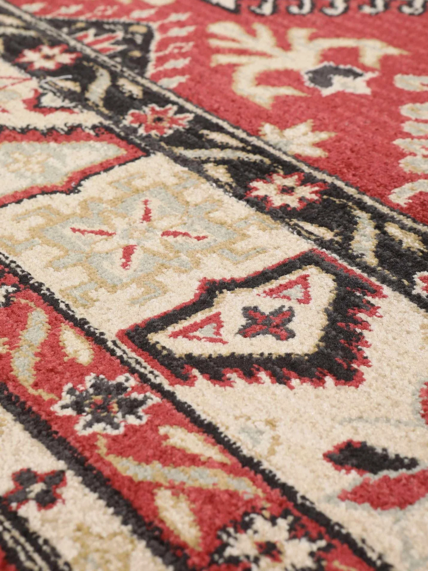 RugVista Shirvan Kazak, Tappeto, Orientali, 200 x cm, Quadrata, Pelo medio, Soggiorno, Sala da pranzo, Camera letto, Lavabile solo a secco, oeko_tex_100, Rosso/Beige