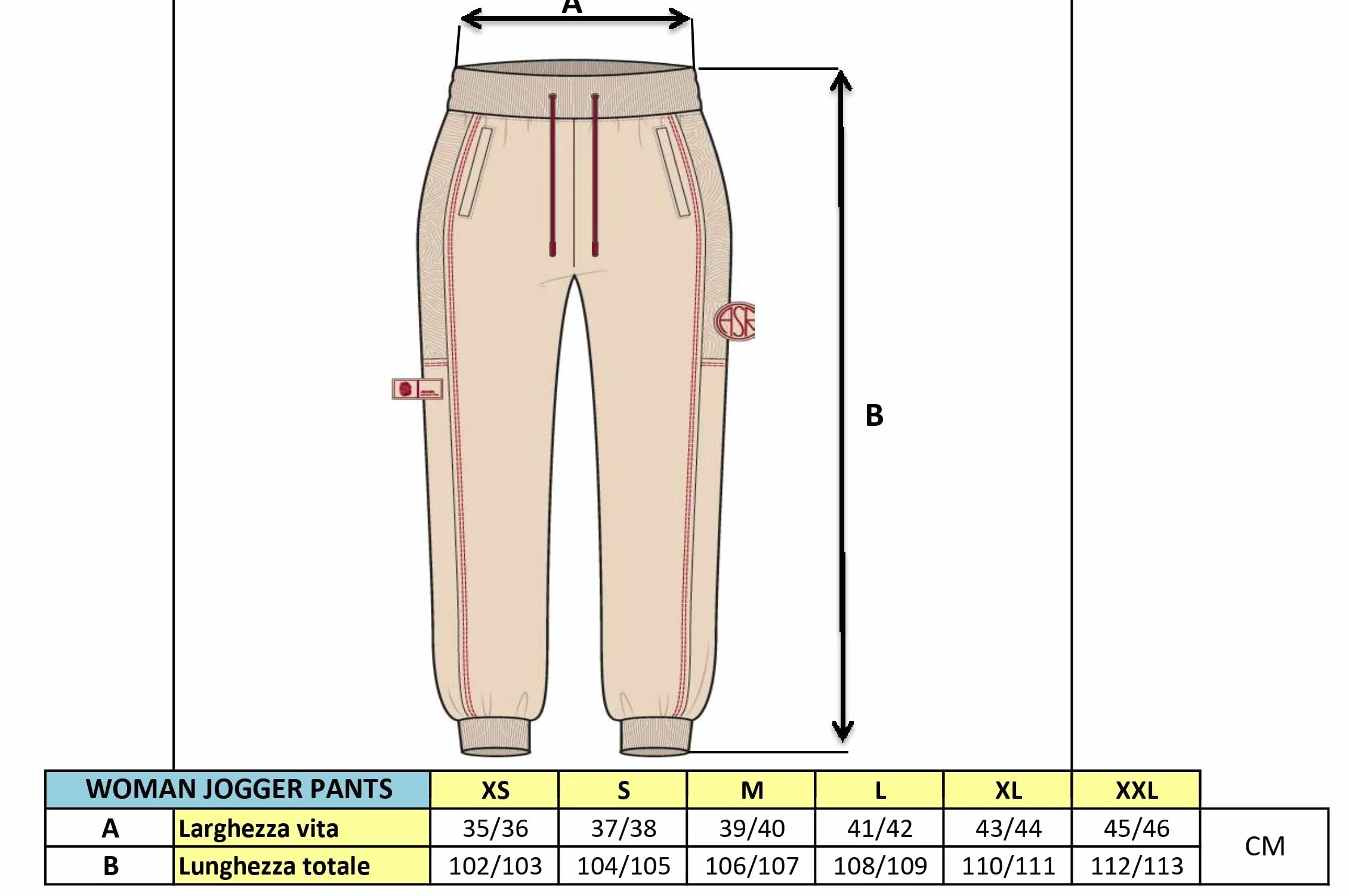 AS Roma Imprinting Jogger Pants