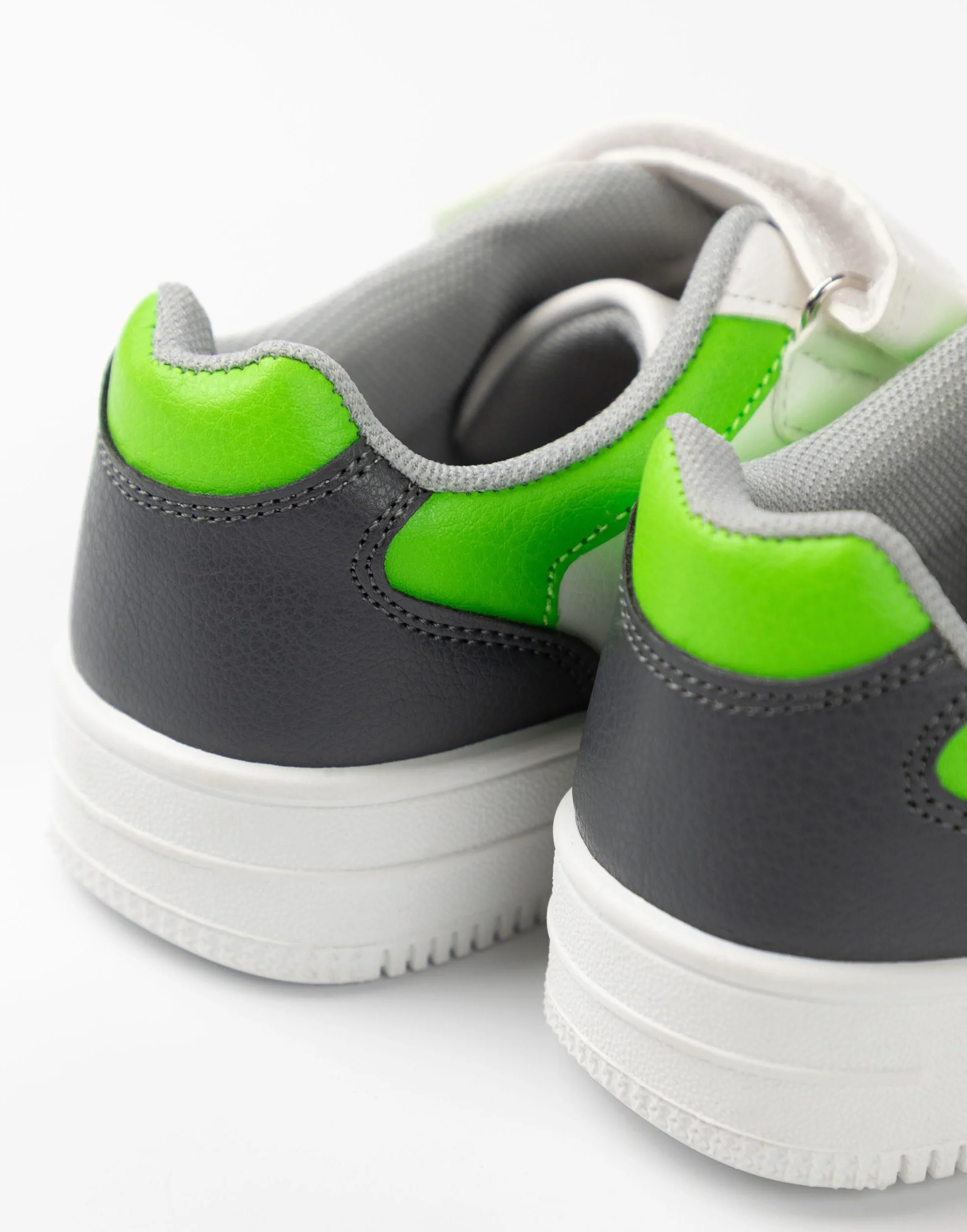 Minecraft Scarpe da Ginnastica Creeper Ragazzi Bianco Verde Nero Chiusura a Strappo
