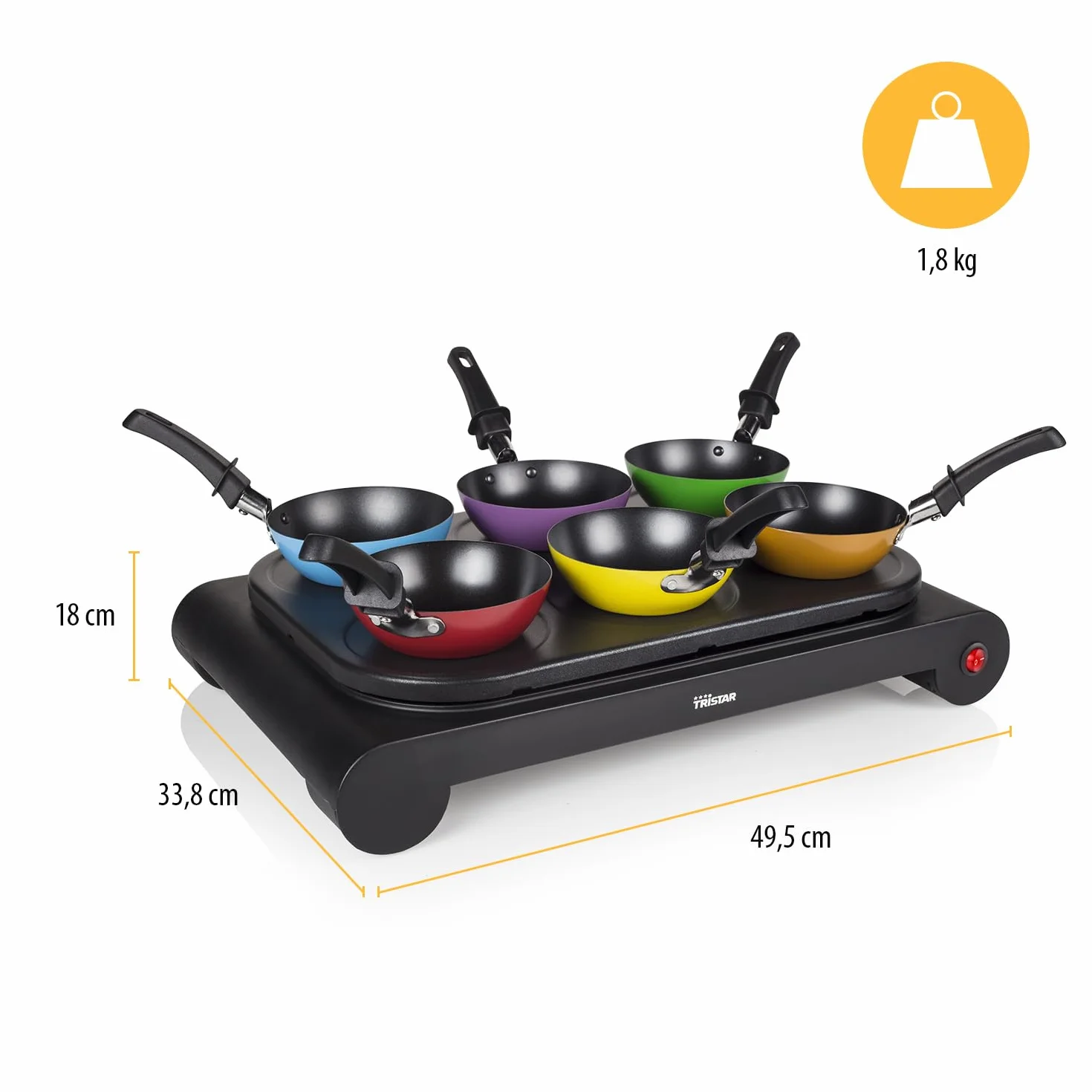 Tristar BP-2827 Set wok party 1000 W elektryczna patelnia