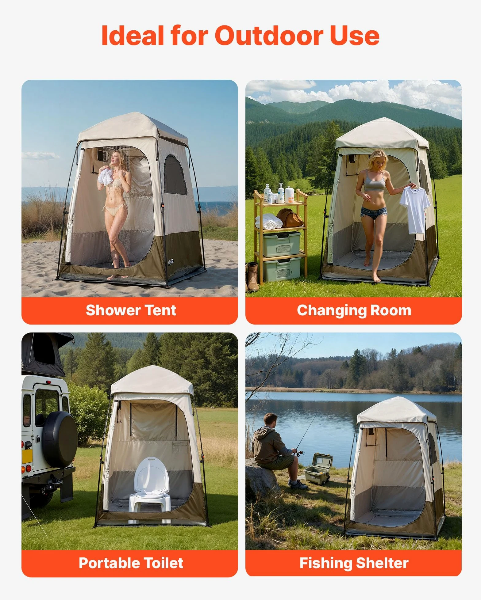 VEVOR Tenda doccia