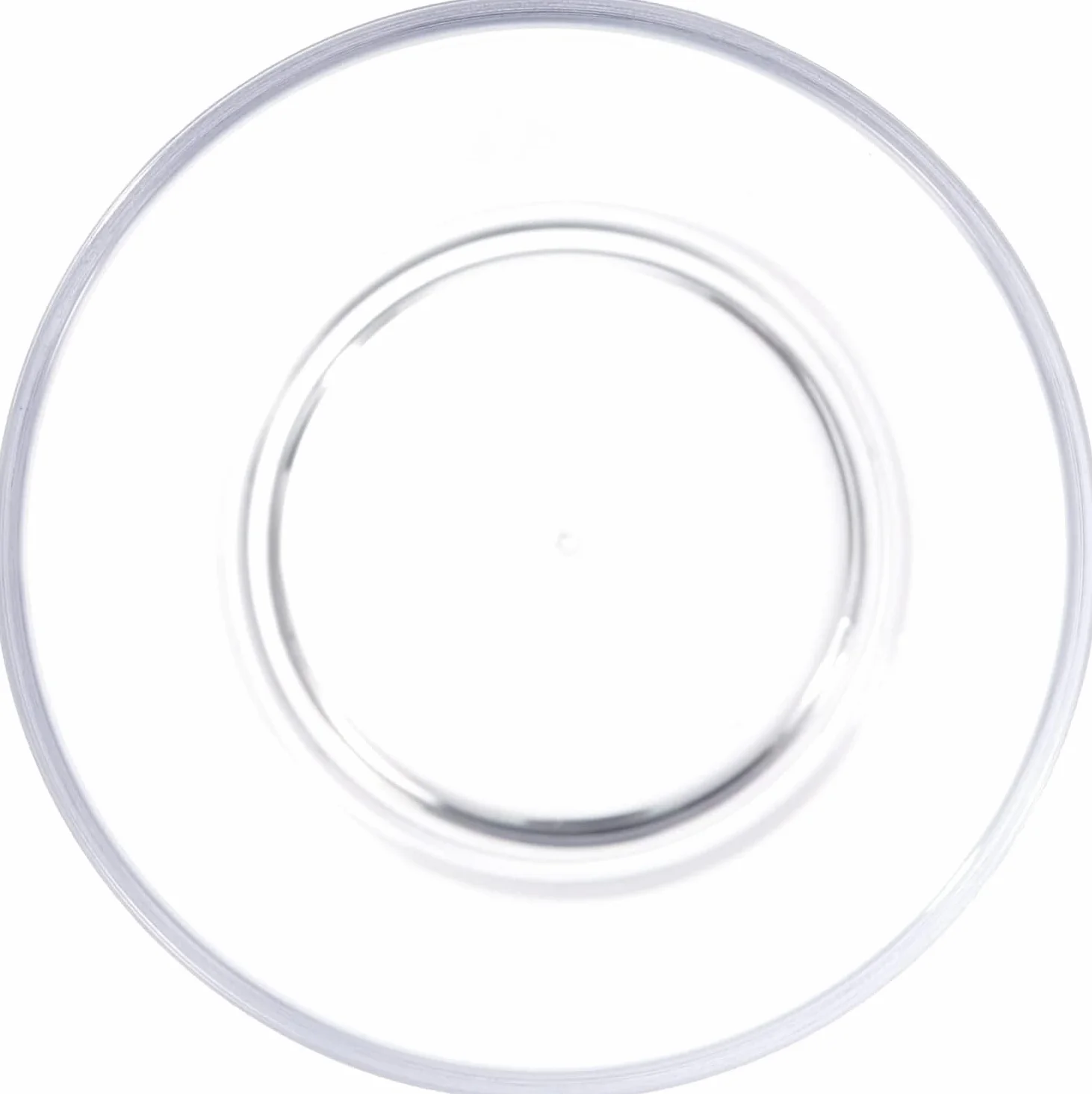 Bicchiere in Plastica Riutilizzabile Akua Trasparente 25 Bordo 20 cl - 6 Pezzi Lavabile in Lavastoviglie Made in Italy