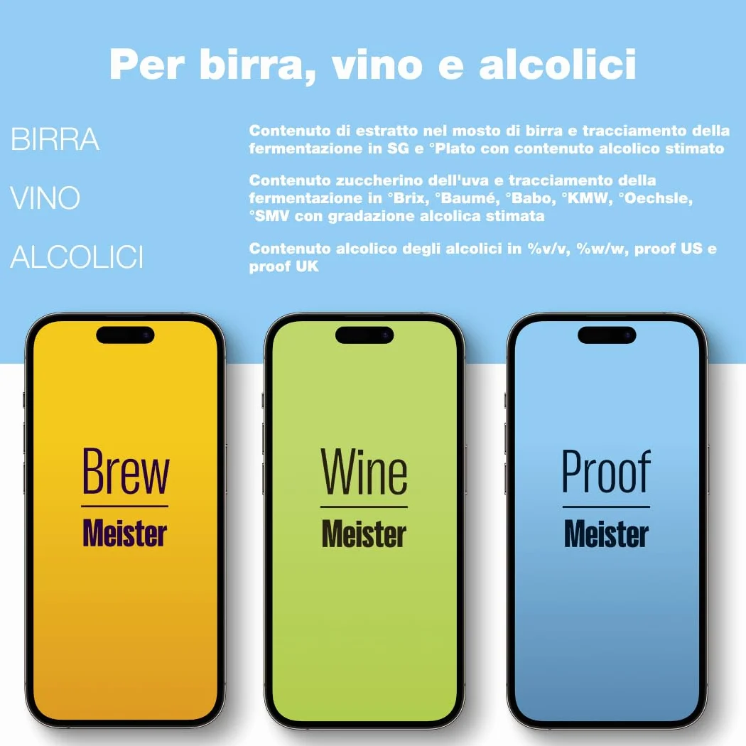EasyDens Densimetro digitale Anton Paar – Bluetooth per misura precisa di alcol, zucchero ed estratto | Test rapido di gradazione alcolica (ABV) per birra, vino, kombucha e distillati artigianali.