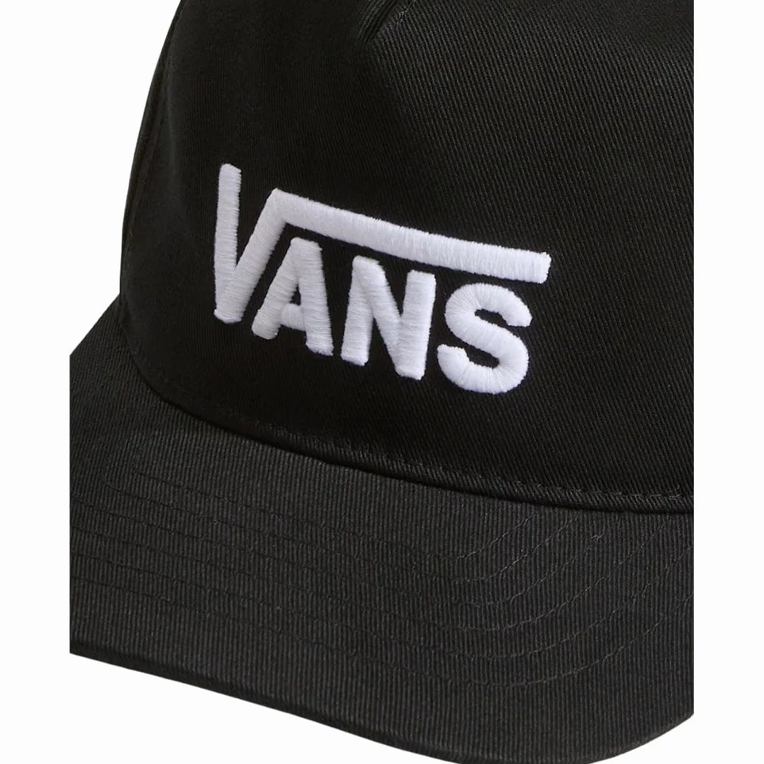 Vans Drop V Logo Snapback Cappello a Falda Larga Bambini Ragazzi