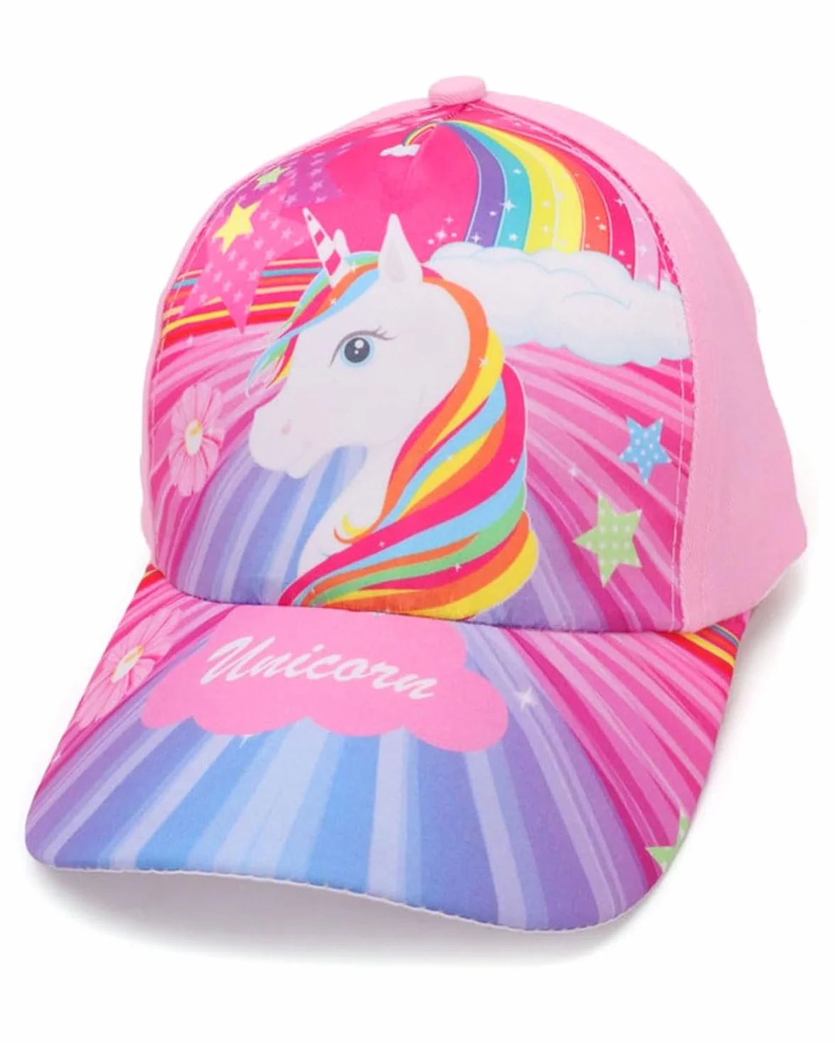 Cappello da sole per ragazze Unicorno Cotone Snapback Berretto da Baseball
