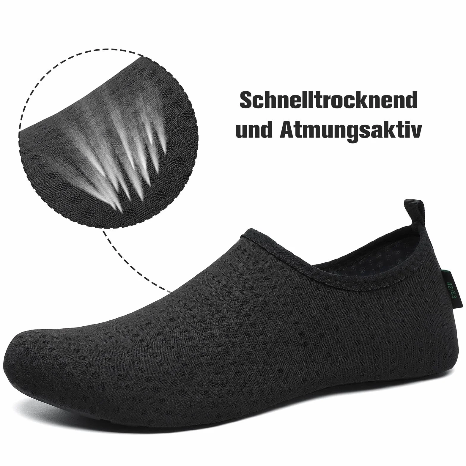 SAGUARO Scarpe da Scoglio Asciugatura Rapida con 7 Fori di Drenaggio Donna Uomo Rombi Gr.36-47