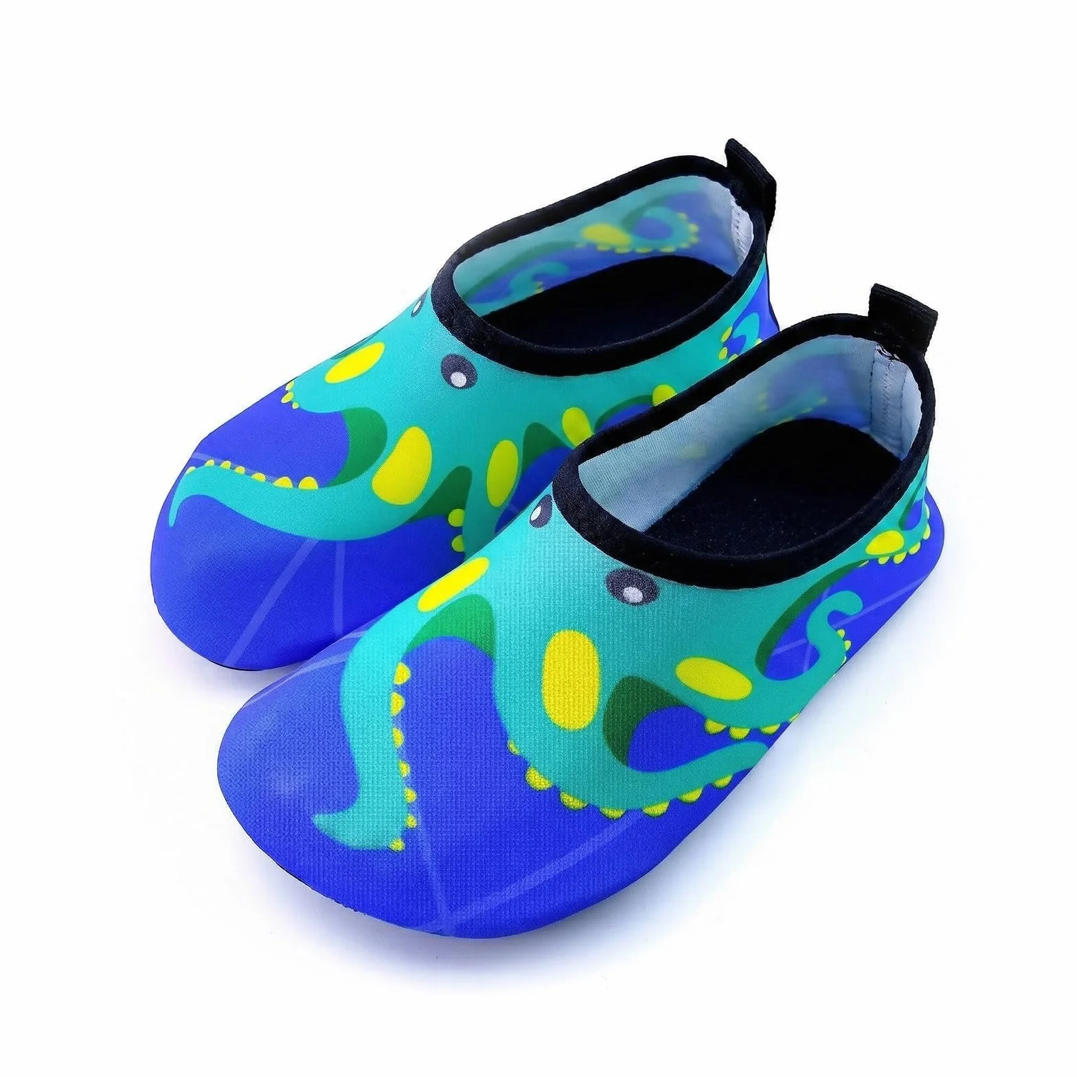 Scarpe Acquatiche Bambini Antiscivolo Asciugatura Rapida Polpo Blu Taglia 32-33