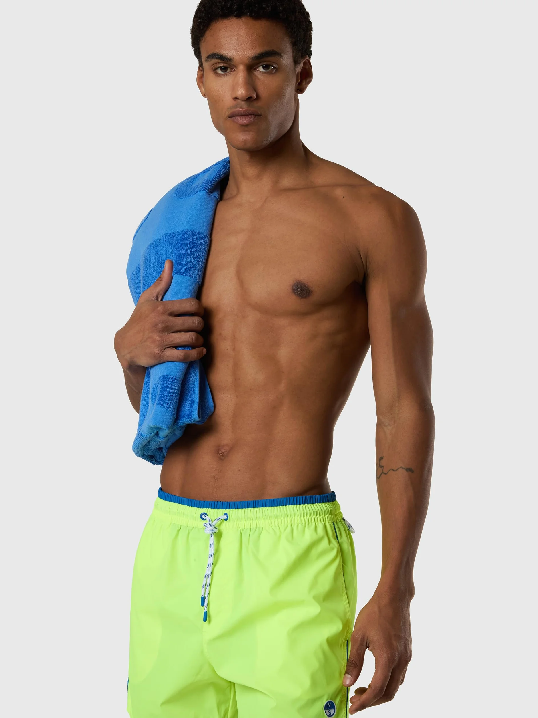 NORTH SAILS Boxer Mare Uomo in Tessuto Riciclato Stile Volley