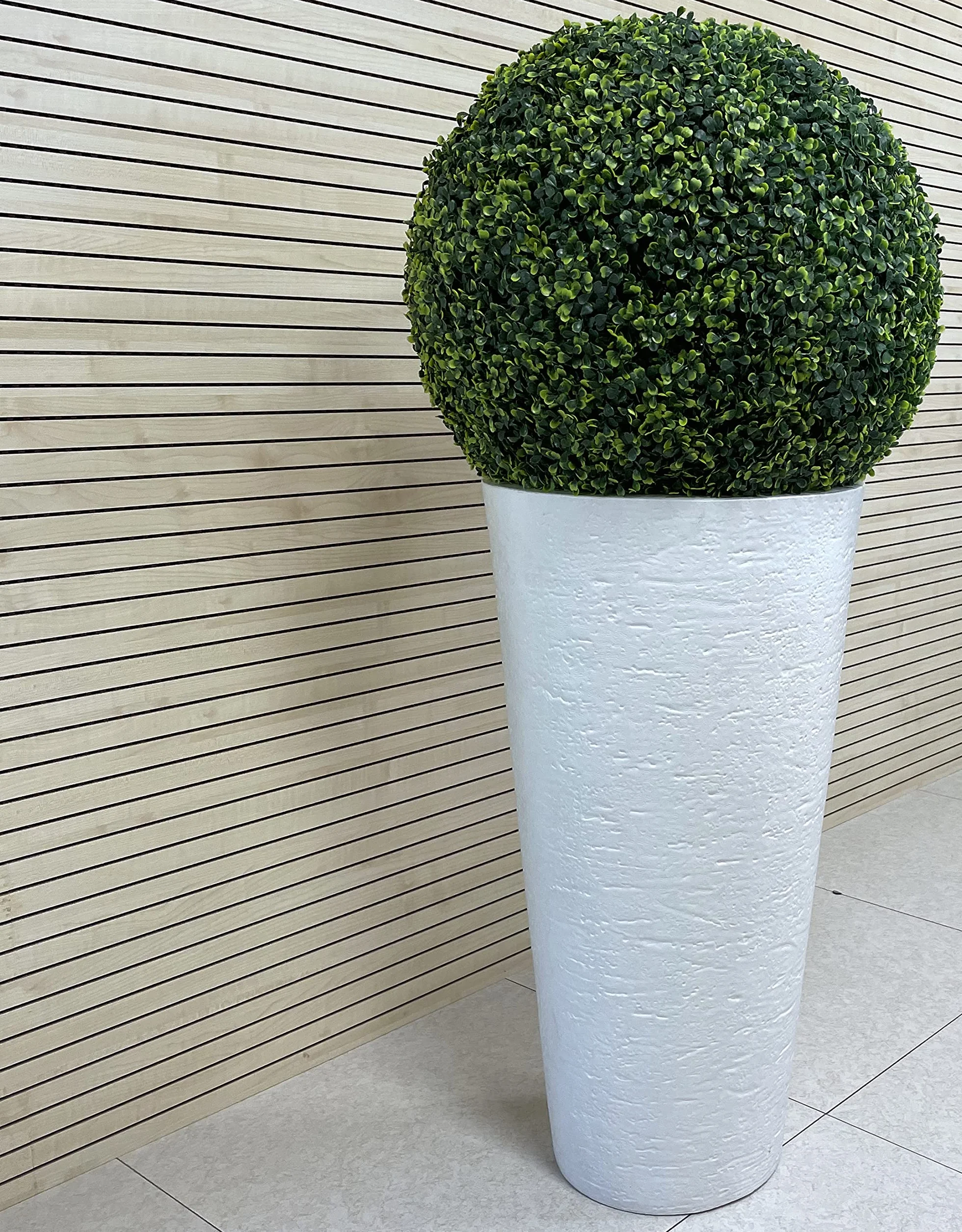 Sfera di Bosso Sintetica Palla Artificiale Buxus Arredamento da Giardino Verde 38 cm