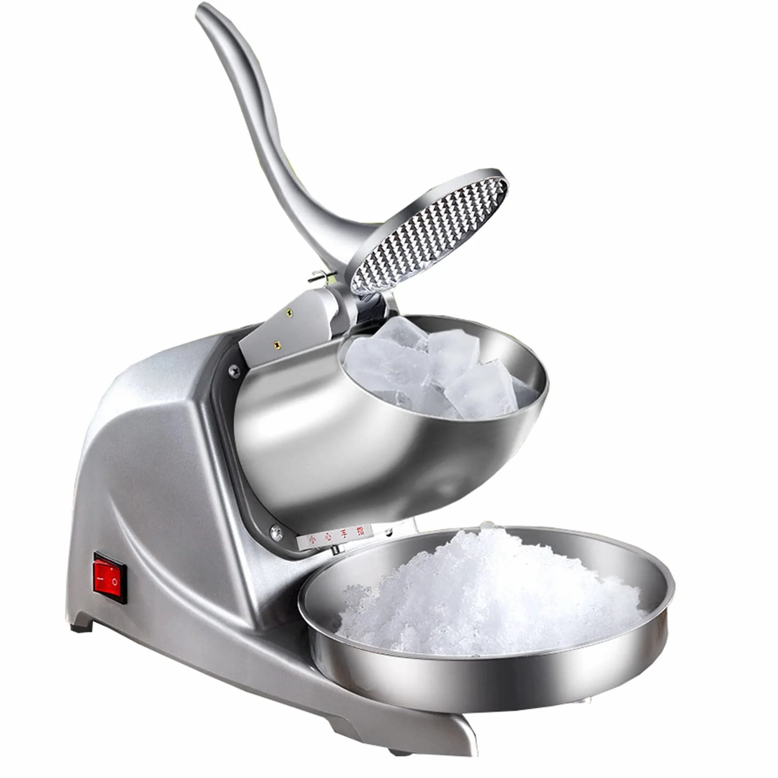 Tritaghiaccio Elettrico e Granita Istantanea â€“ Macchina per Granita con Ciotola, velocità Regolabile â€“ Trita Fino a 95 kg/h