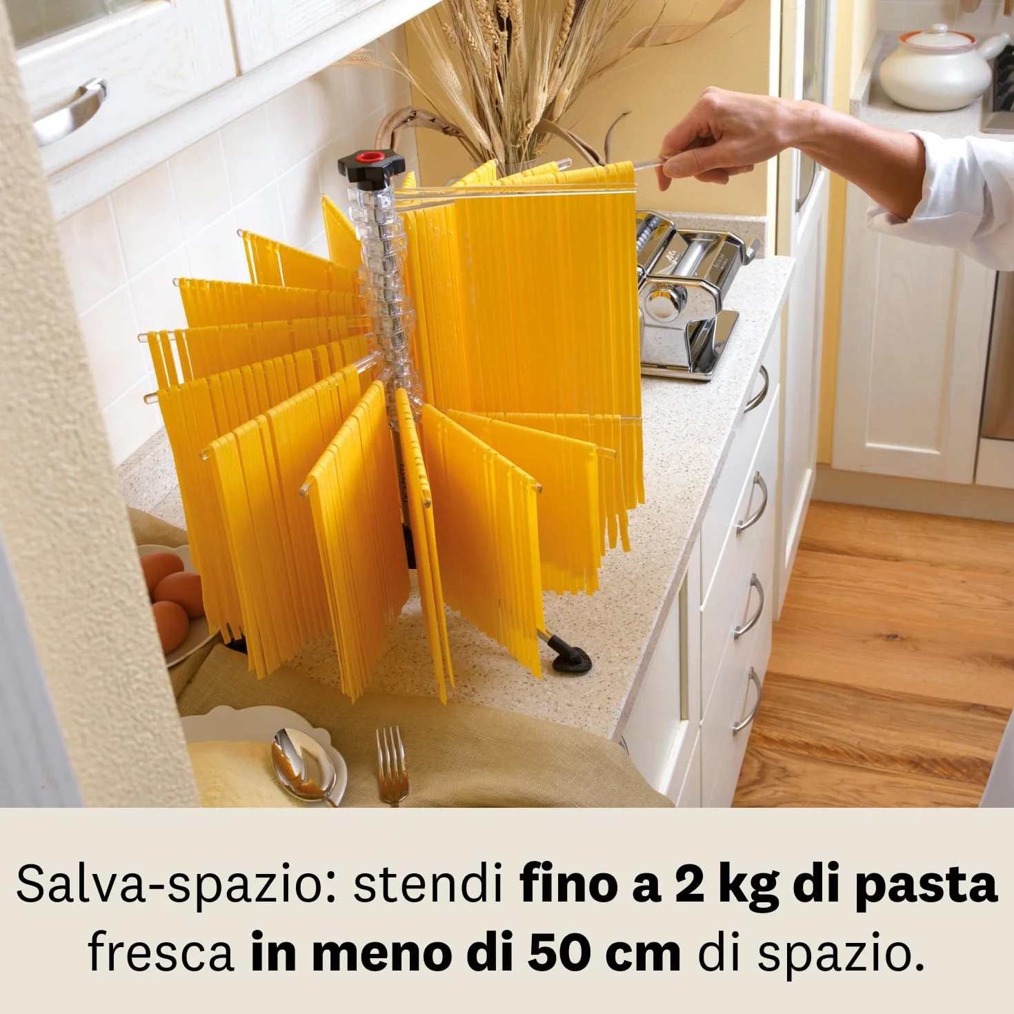 MARCATO Essiccatore per Pasta Salvaspazio Plastica Neutro Basic