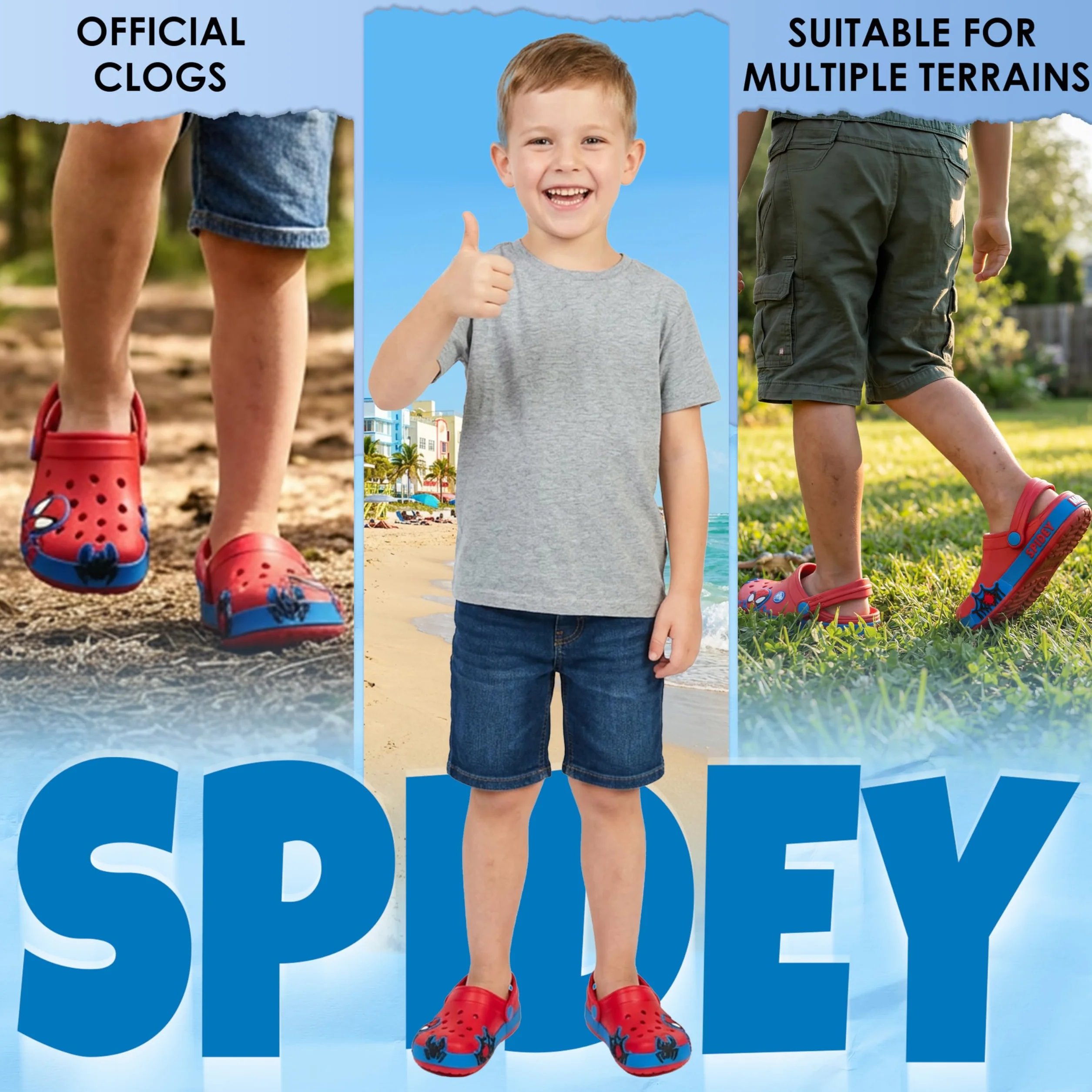 Get Trend Paw Patrol |Toy Story | Spidey e i Suoi Fantastici Amici Zoccoli| Sesame Street| Zoccoli da Ragazzo, Clogs Suola Antiscivolo e Cinturino