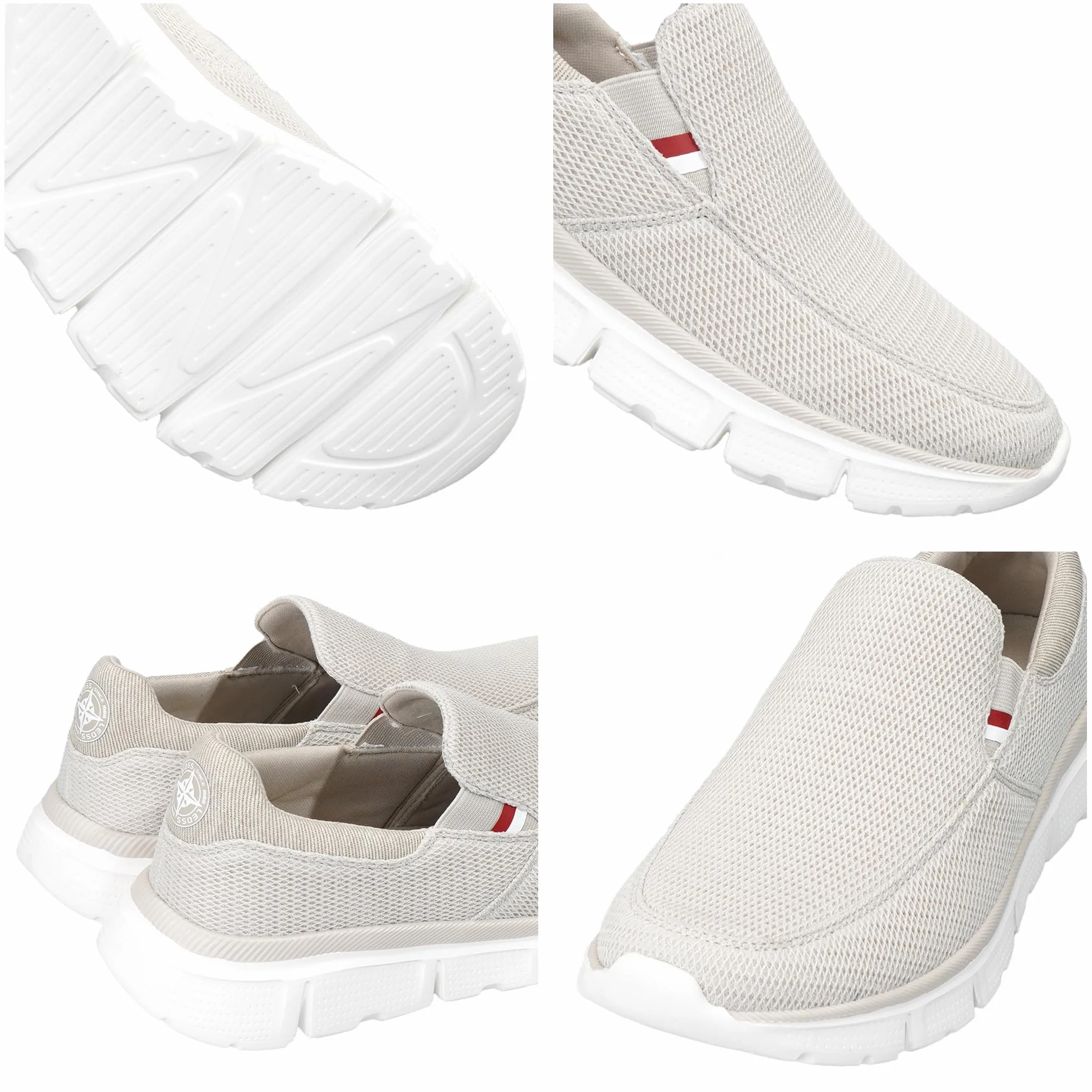 Scarpe da Ginnastica Uomo Senza Lacci Slip-ins Sneakers Leggere Traspiranti Antiscivolo