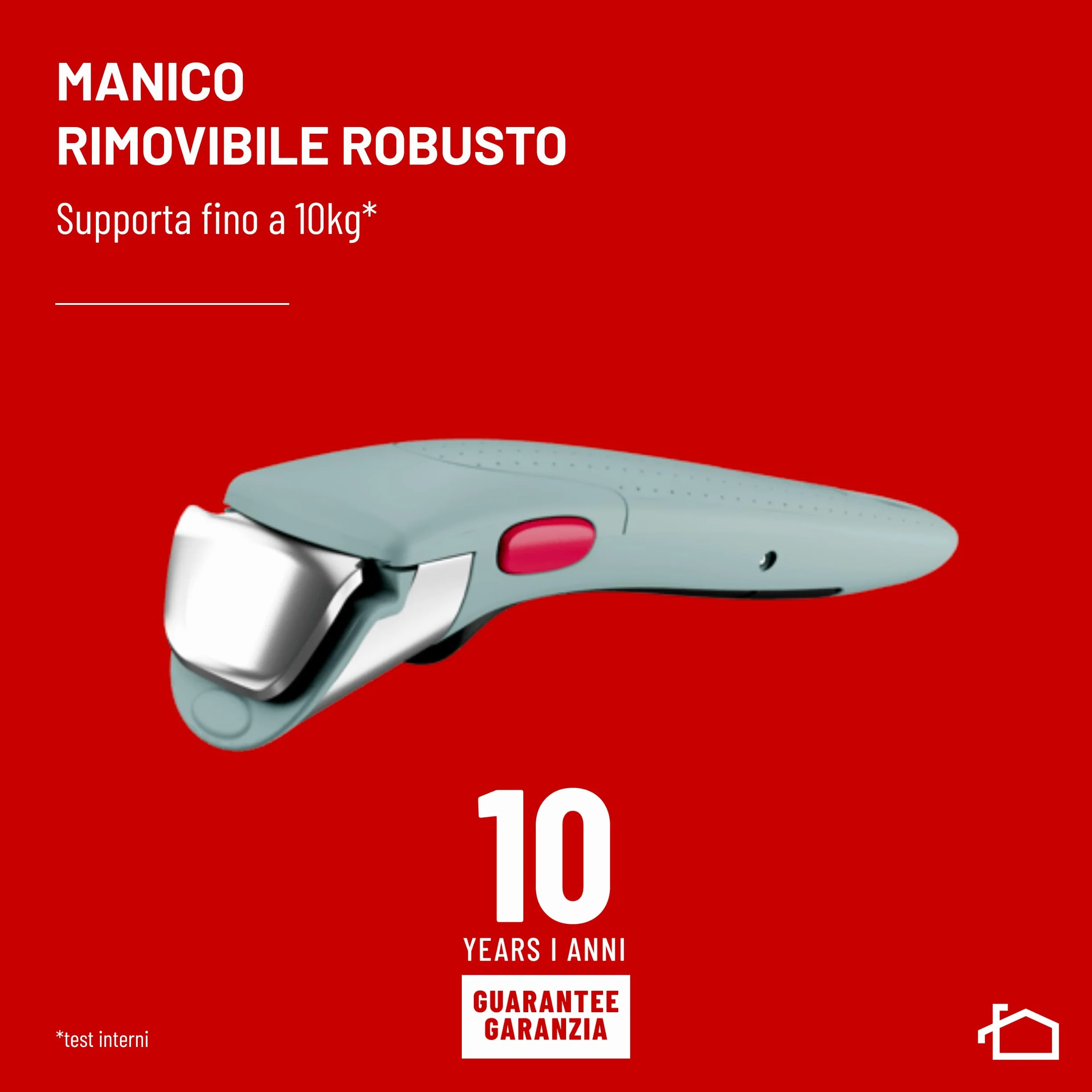 Lagostina Ingenio Pastel Set di Padelle Antiaderenti 4 Pezzi con Manico Rimovibile Compatibili Induzione Forno