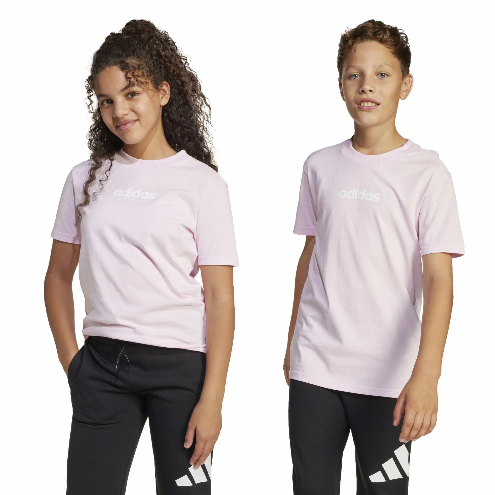 Adidas Essentials Linear Logo T-Shirt T-Shirt Unisex - Bambini e Ragazzi (Pacco da 1)