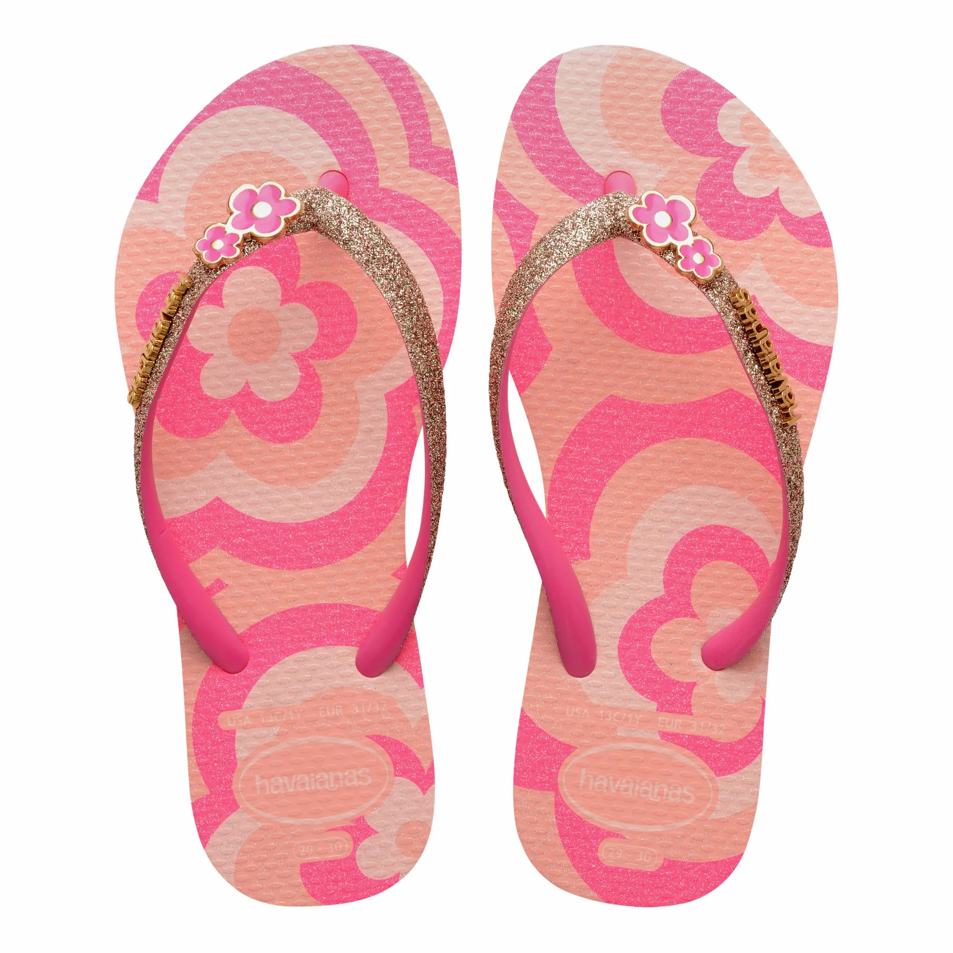 Havaianas Kids Slim Glitter II Infradito Bambine Ragazze