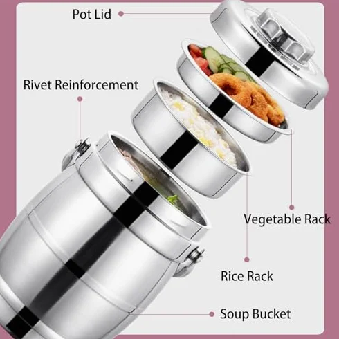 Contenitore termico per alimenti – Contenitore termico per il pranzo, design a tenuta stagna per pasti e zuppe, perfetto per conservare cibi caldi o freddi