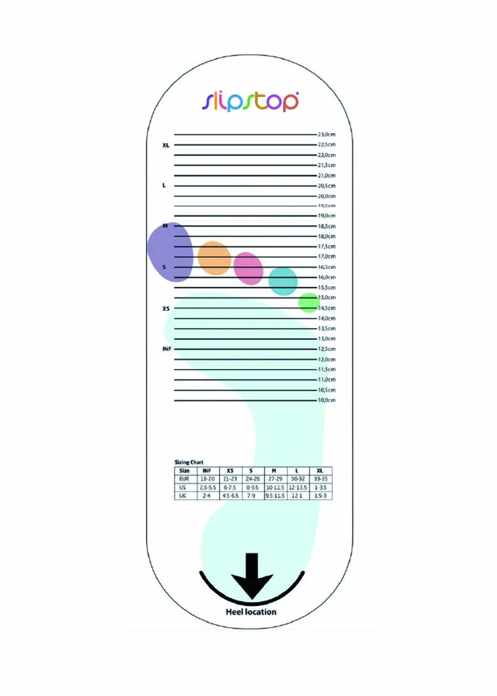 Slipstop Scarpe da spiaggia antiscivolo bambini balletto vacanze yoga piscina multicolore