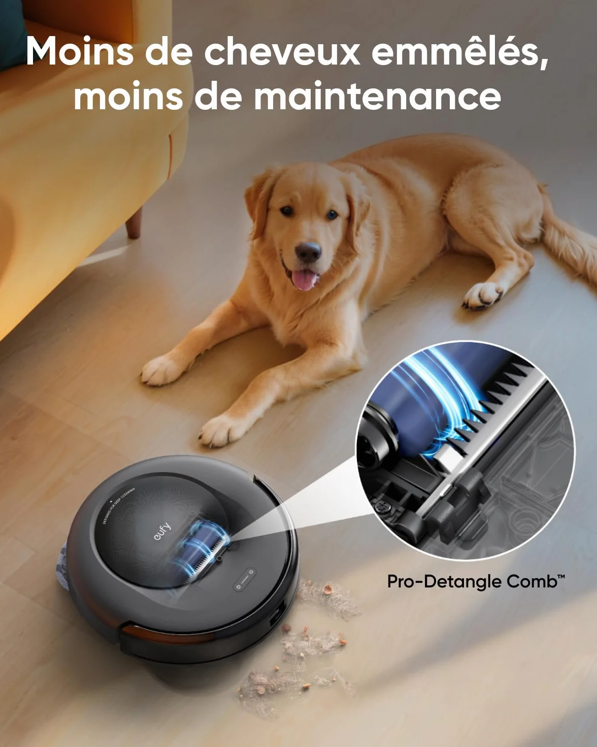 eufy robot aspirapolvere lavapavimenti Omni C20 stazione tutto in uno 7000Pa 8,5 cm design ultra piatto