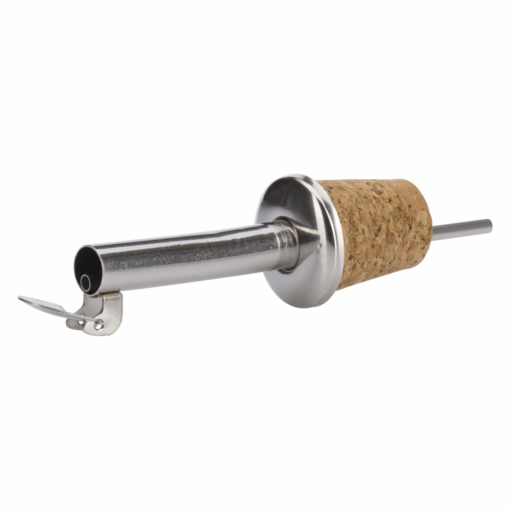 Westmark 2 Beccucci per Bottiglie di Liquori, Olio e Aceto, Acciaio Inossidabile, Argento