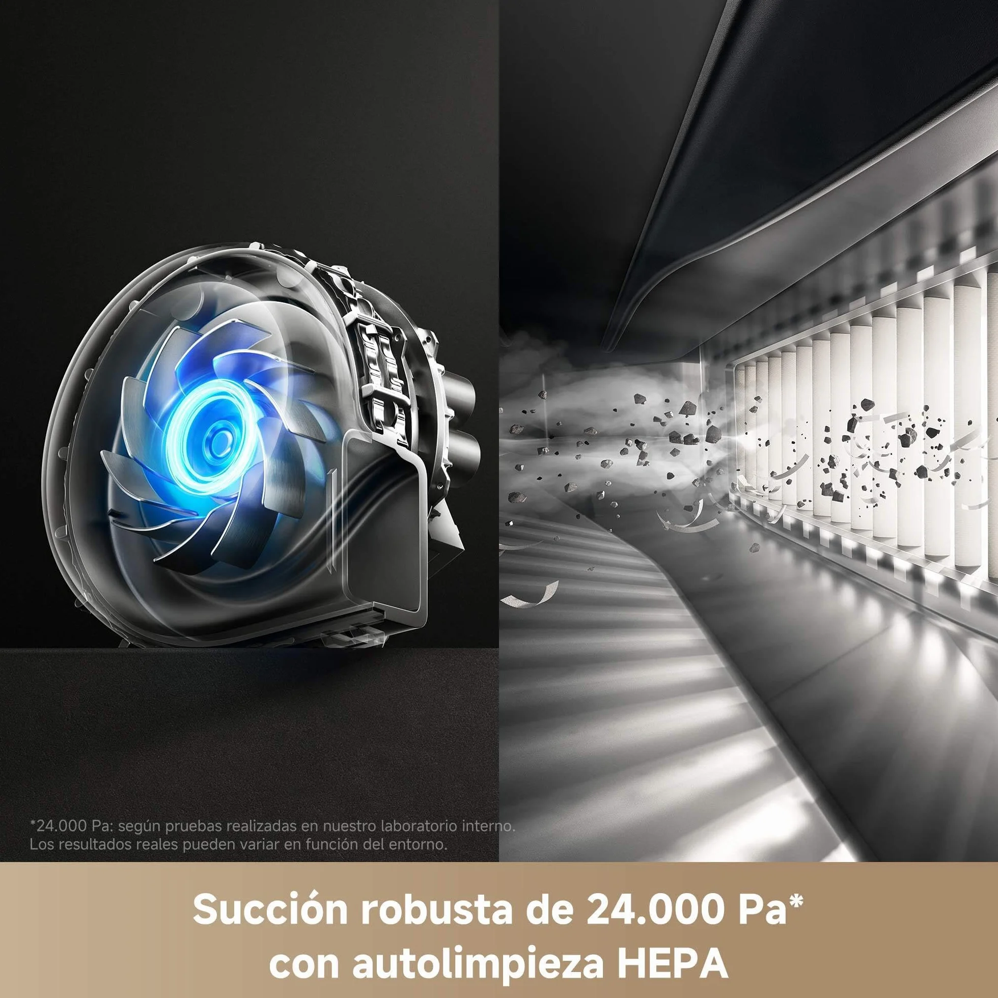 Mova V50 Ultra Complete Robot Aspirapolvere e Lavapavimenti, Potenza di Aspirazione da 24.000 Pa, con Svuotamento Automatico, Lavaggio Termico con Sistema Aoppia Soluzione, Sistema StepMaster, Bianco
