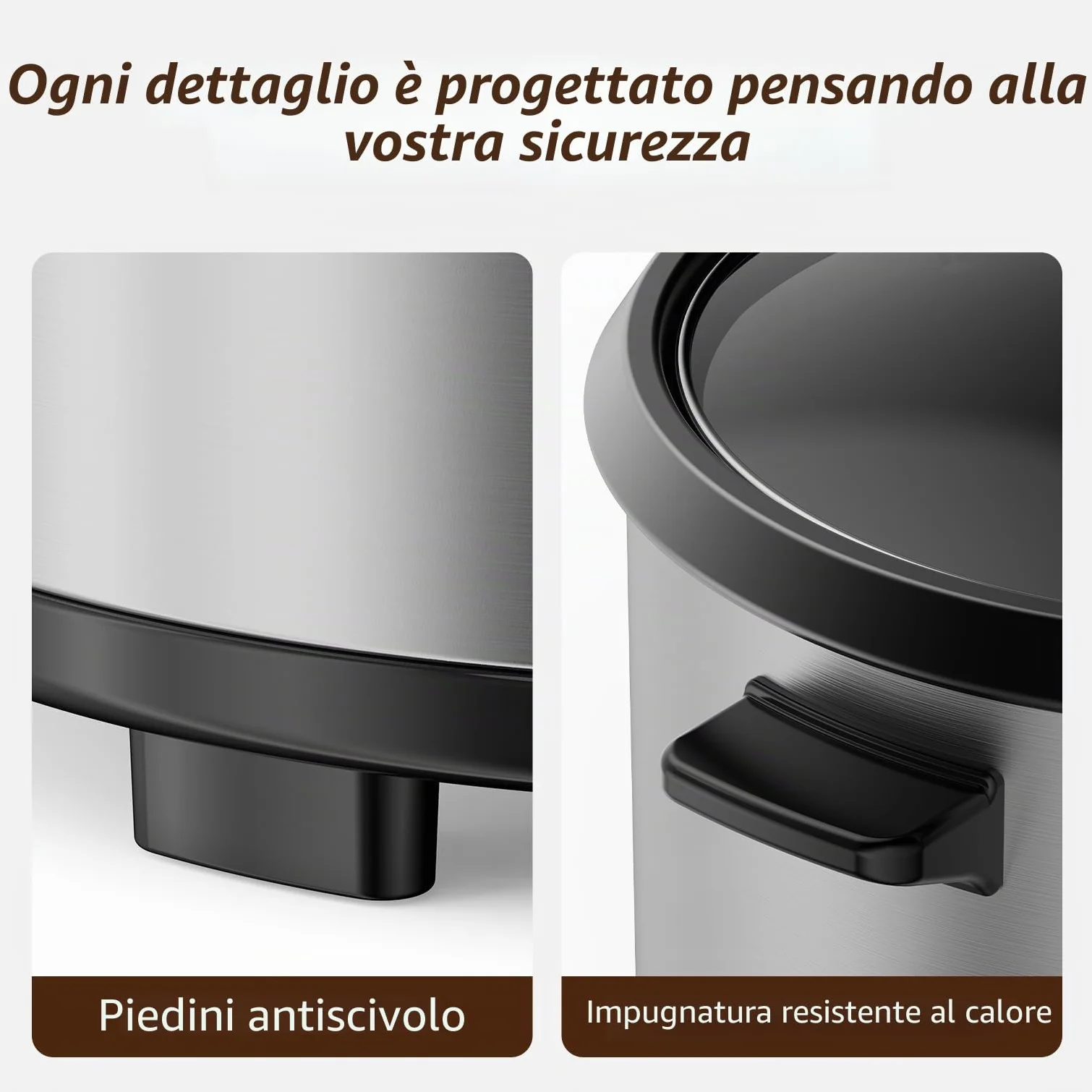 Cuociriso e Vaporiera 2 in 1 ERC-10CSL 700W 1.8L
