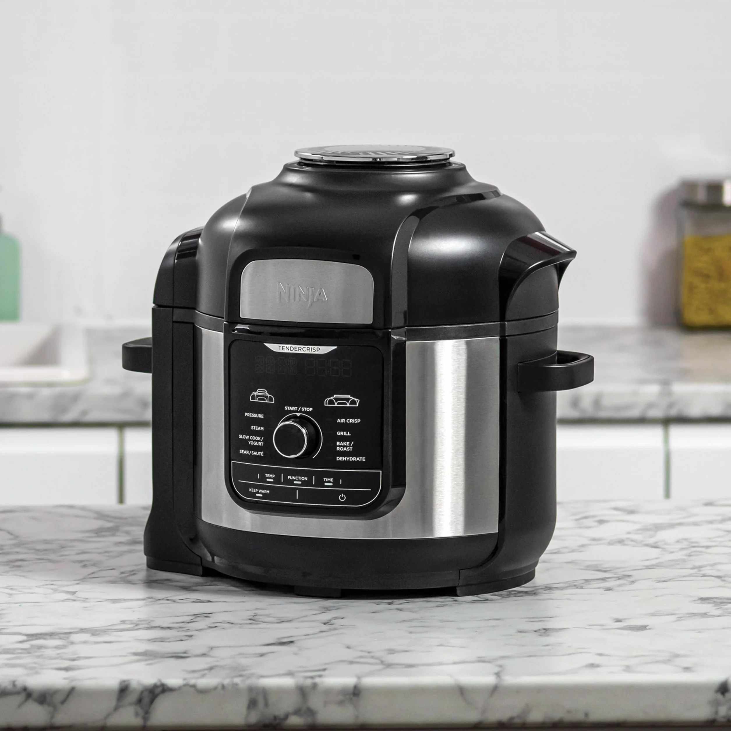 Ninja Foodi MAX Multicooker 9 in 1 7.5L OP500EU Acciaio Satinato Nero