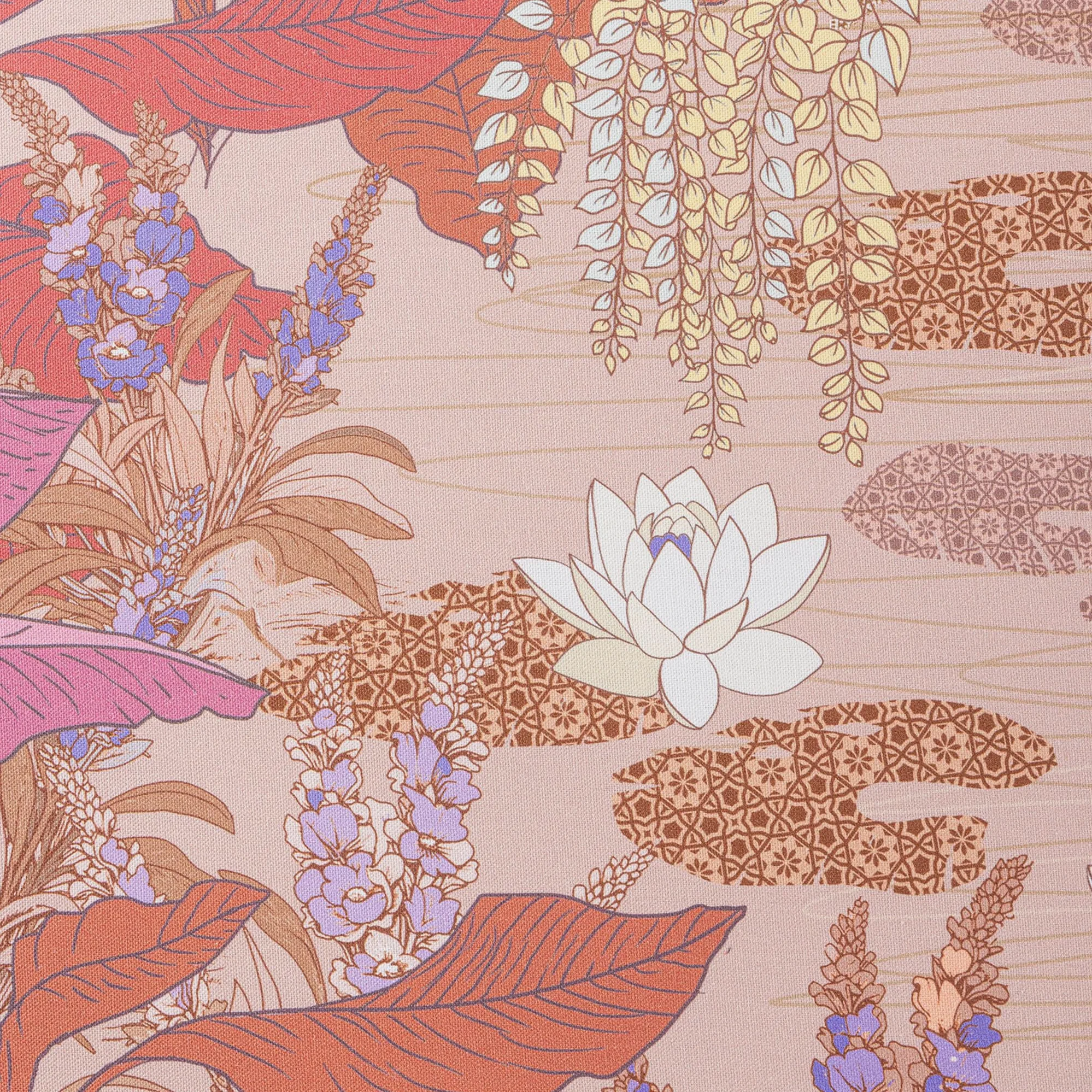 Caleffi Copriletto Estivo Matrimoniale Art. Miami Beach 260x270 cm in 100% Cotone Panama Stampa Digitale Alta Definizione