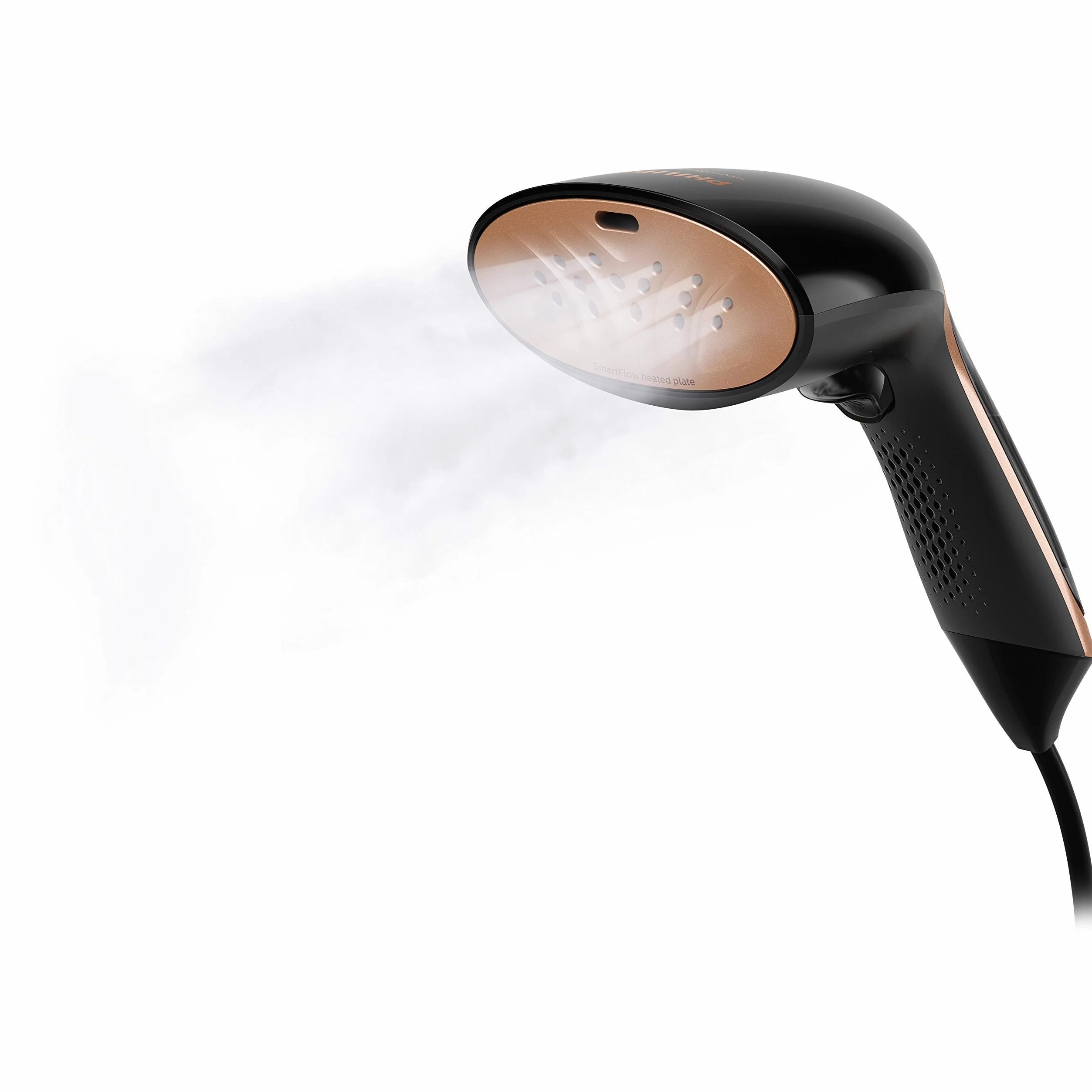 Philips gc362/80 Steam E GO Portable spazzola a vapore, Nero/Oro