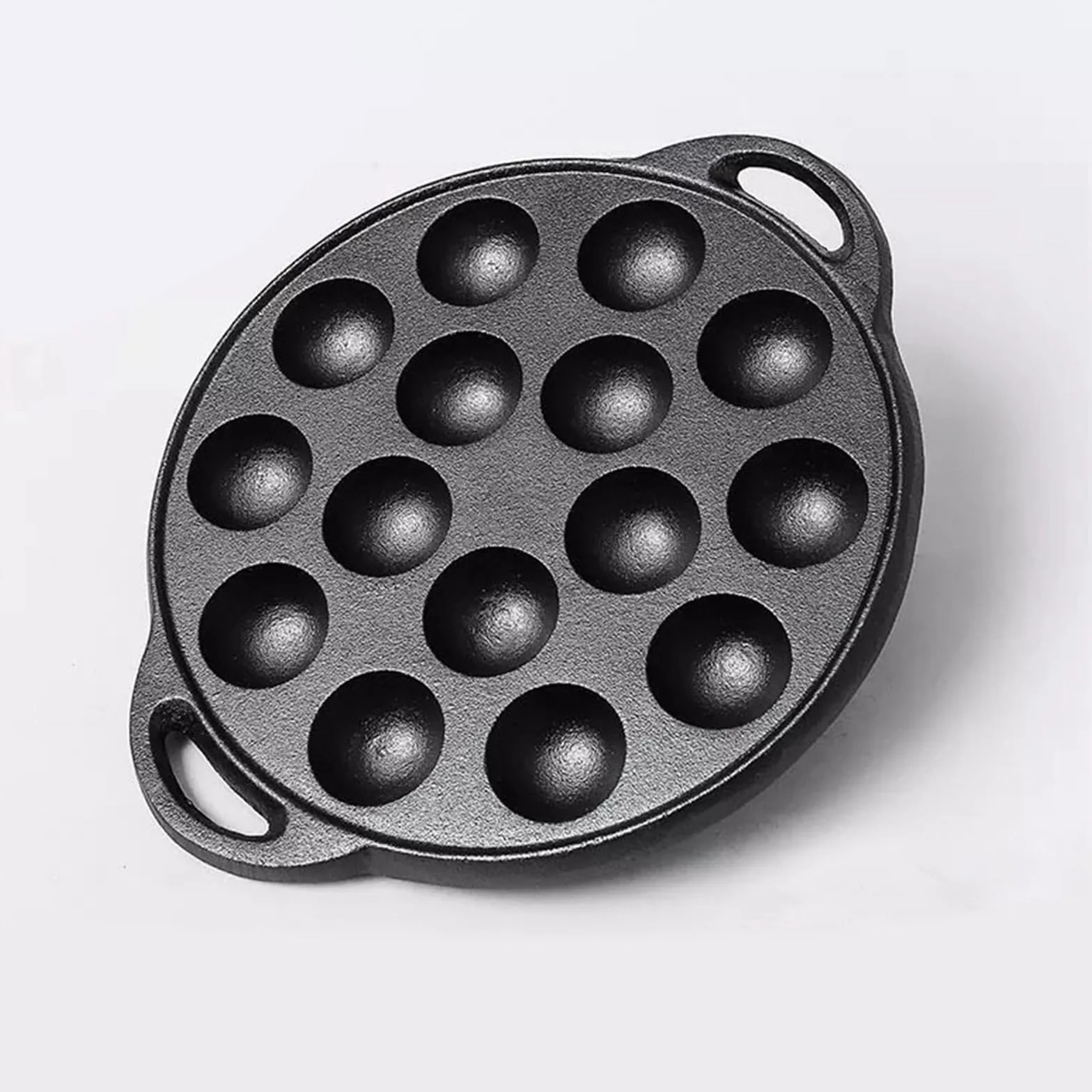 Polpi Takoyaki Pan Ghisa 15 fori Stampo Maker