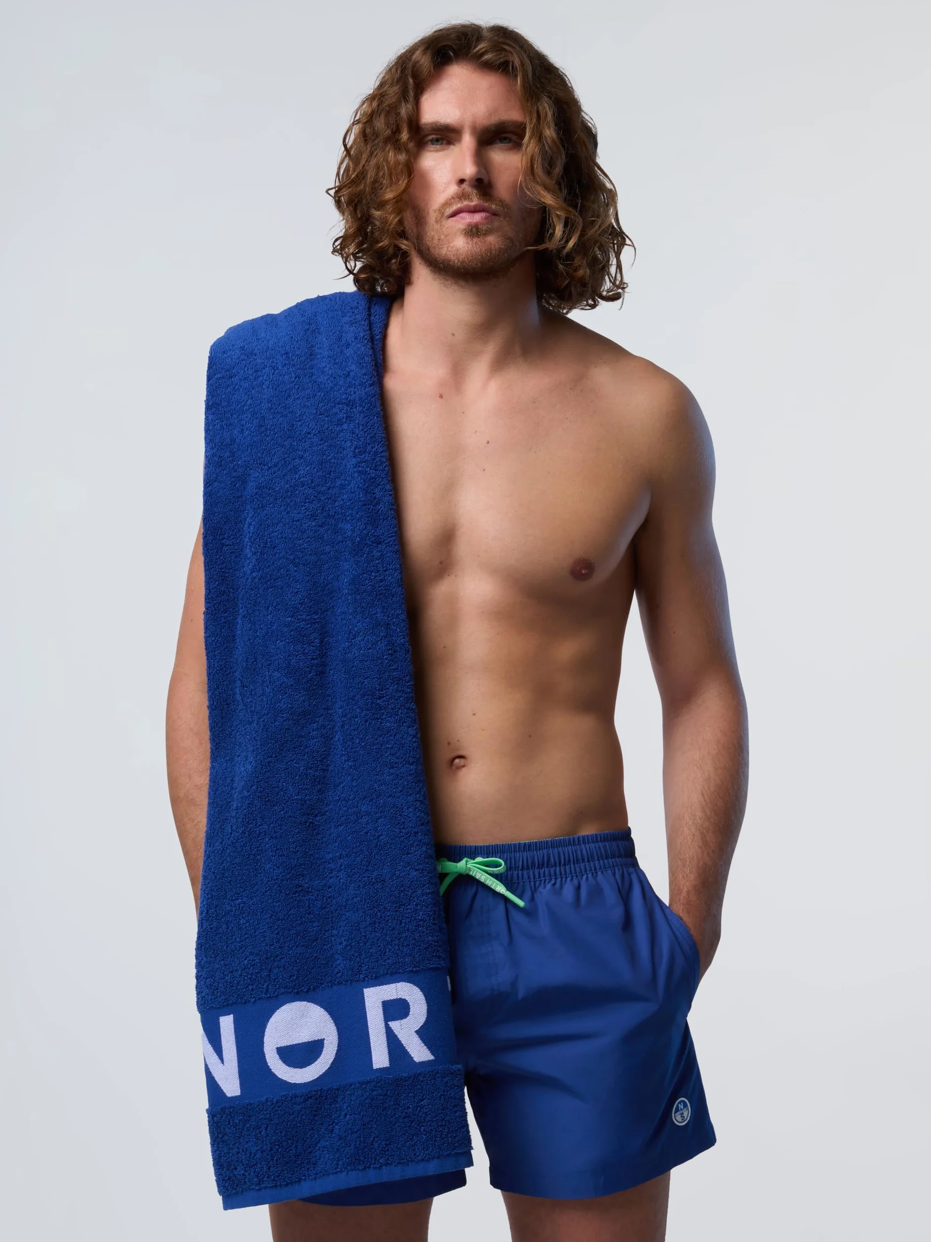 NORTH SAILS Boxer Mare Uomo in Cotone e Nylon Riciclato con Logo