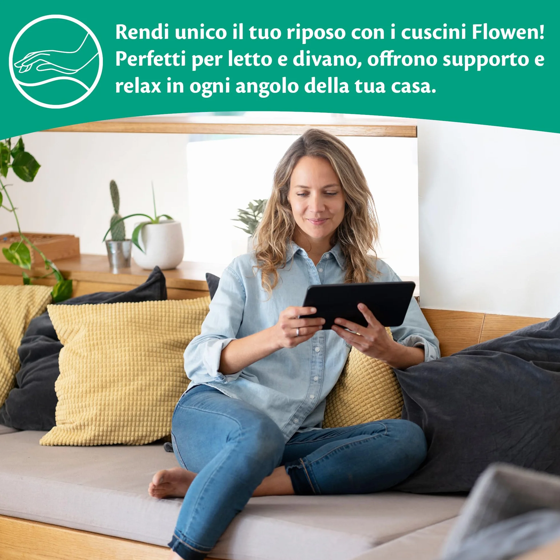 Flowen Cuscini Decorativi 45x45 Morbidi Microfibra Bianca Anallergici Antiacaro 2 Pezzi
