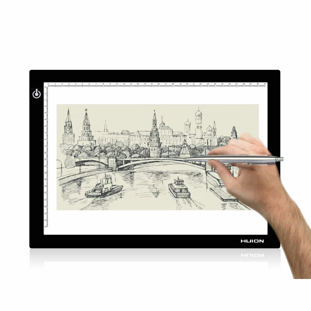 HUION L4S USB 36x27cm Tavola Luminosa LED Regolabile per Disegnare Schizzi