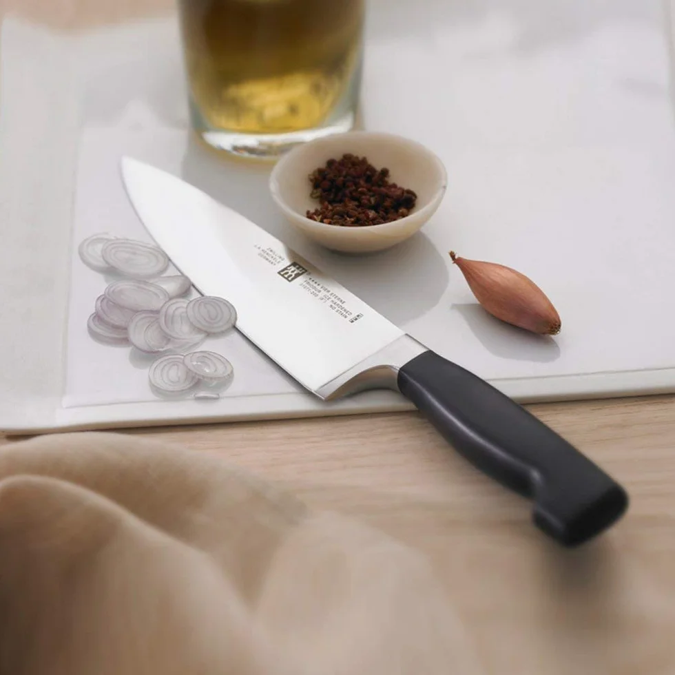 Zwilling 31081-261-0 Twin Four Star Coltello da Prosciutto, Alveolato, 26 cm