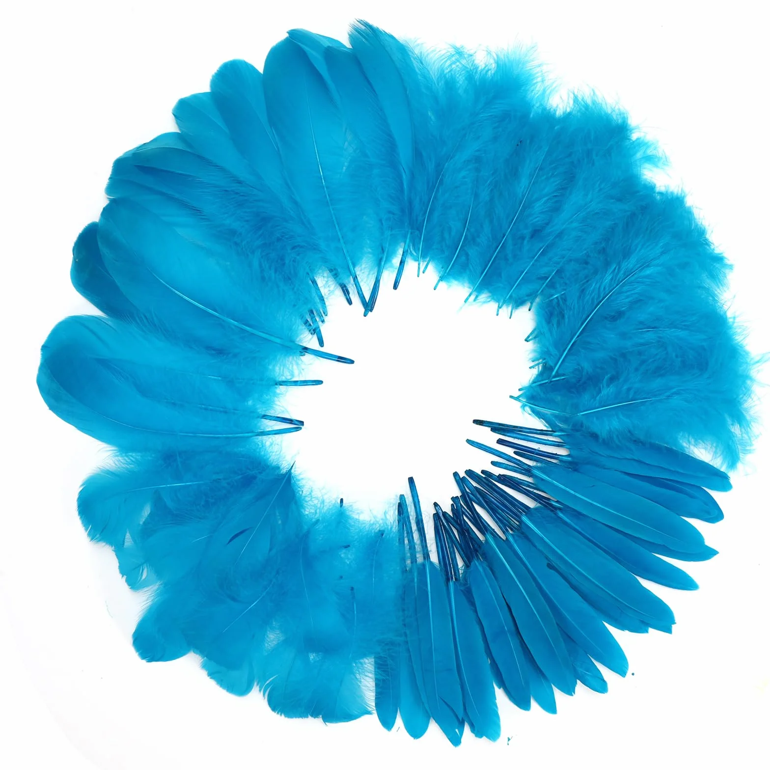 400 Pezzi Piume Decorative Blu Naturali 7-15cm per Acchiappasogni Decorazioni Artigianato