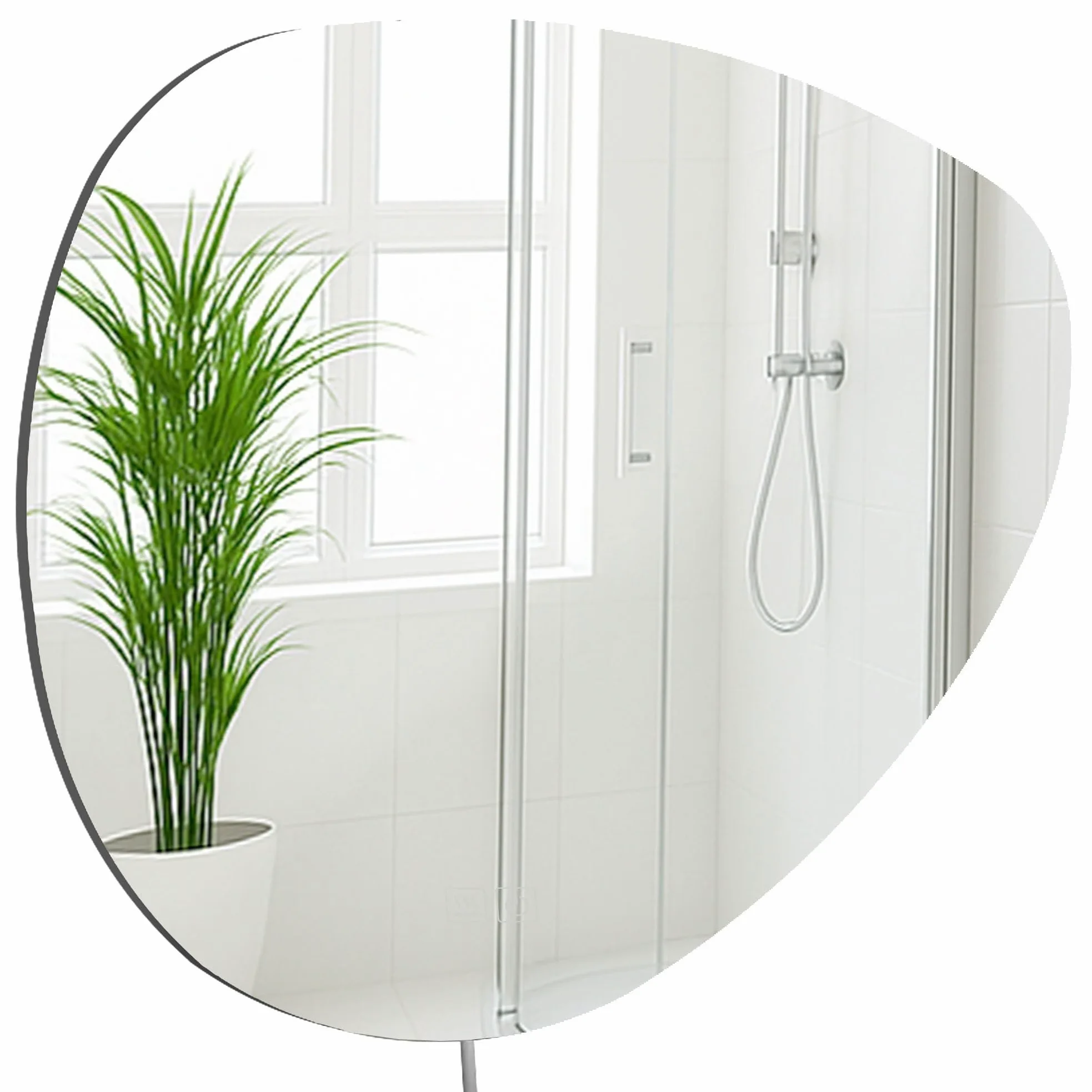 CLP Specchio da Bagno Almafie con Illuminazione, Specchio da Bagno antiappannamento, Specchio da Parete LED, con e Senza Bluetooth, Contenuto del Set:Senza Bluetooth