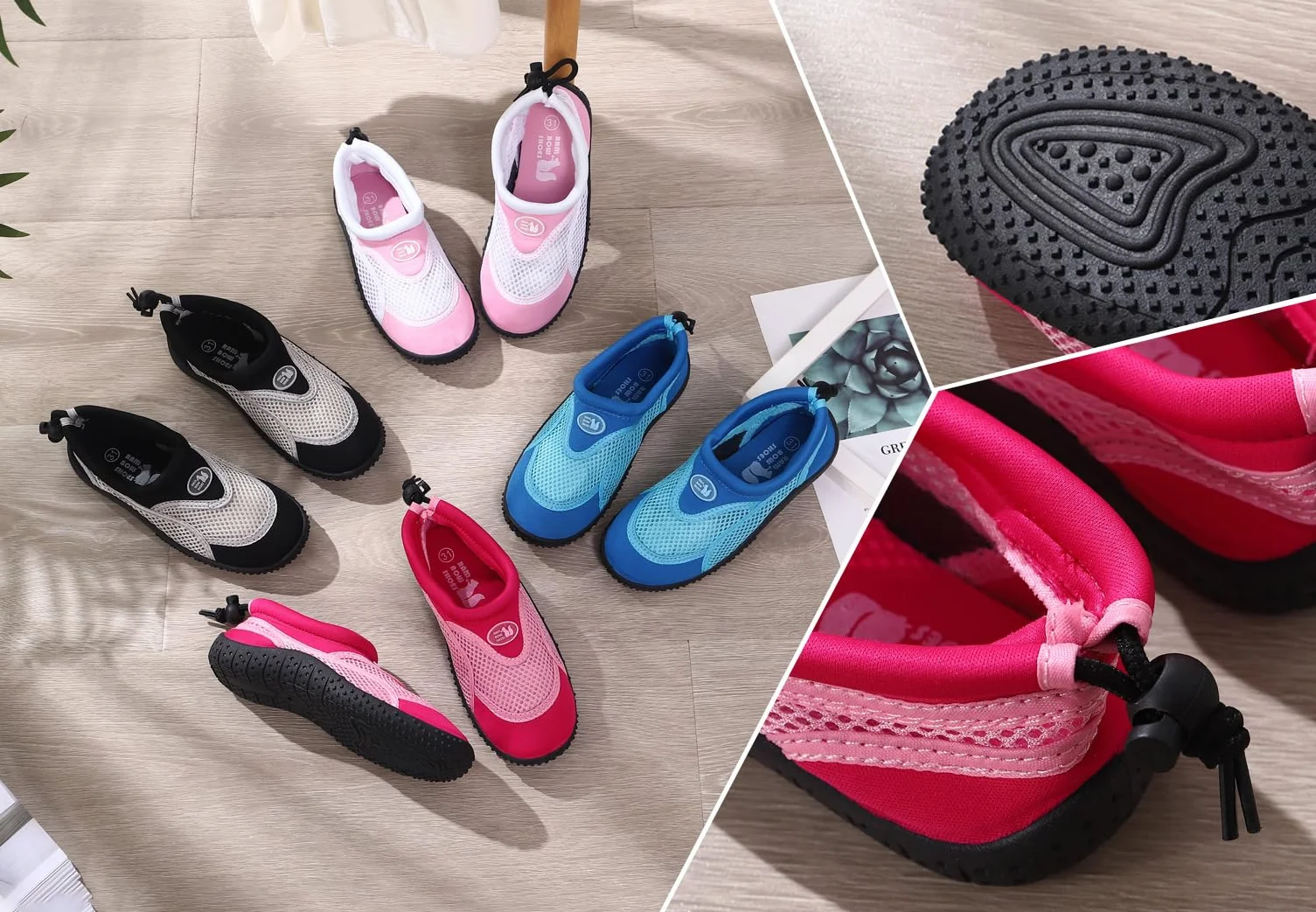 R-ISLAND Scarpa d'acqua per bambini Asciugatura rapida Antiscivolo Taglia 30-35