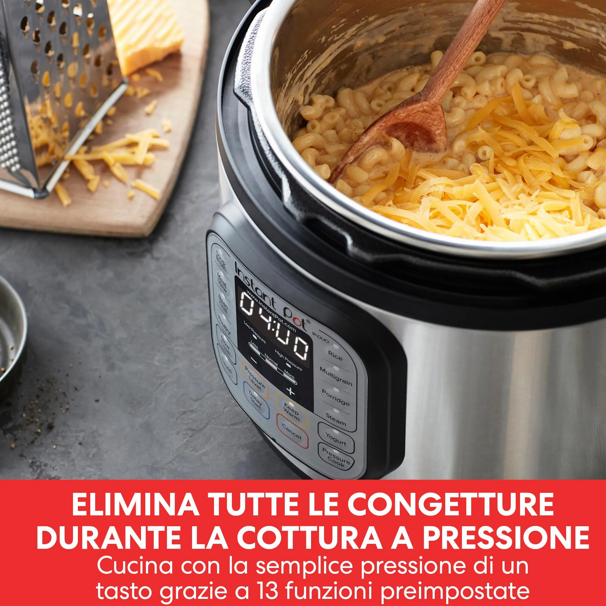 Instant Pot Duo Mini 3L Electric Pressure Cooker, 7-in-1 Stainless Steel Multi-Cooker 700W