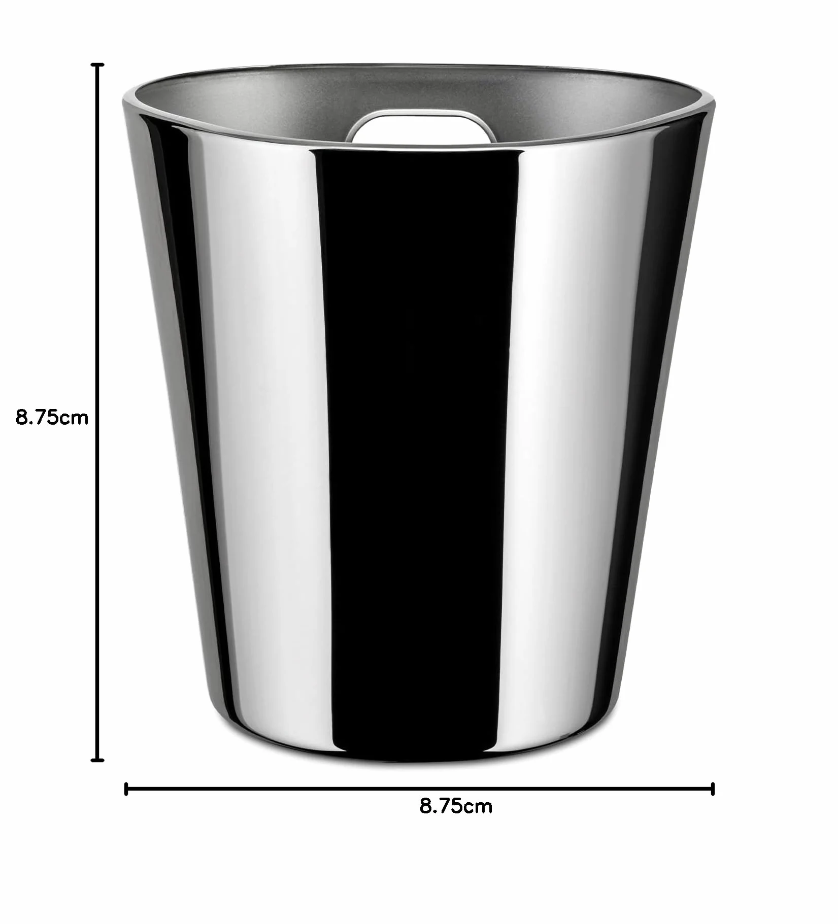 Alessi Bolly JM21 - Secchio Rinfrescatore per Bottiglie in Acciaio Inossidabile, Lucido