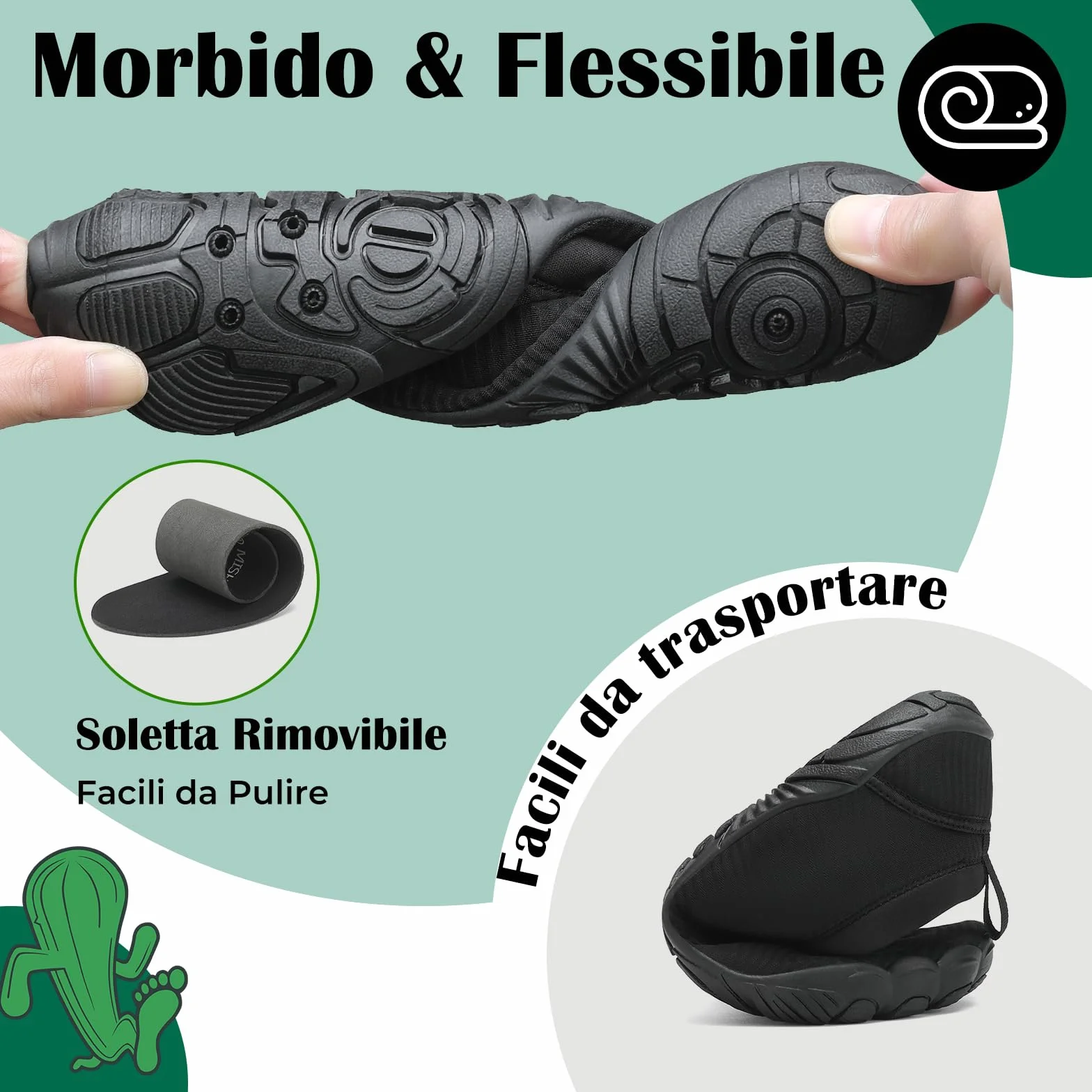 Mishansha Scarpette Scoglio Uomo Donna Scarpe da Acqua Asciugatura Rapida 36-46 EU