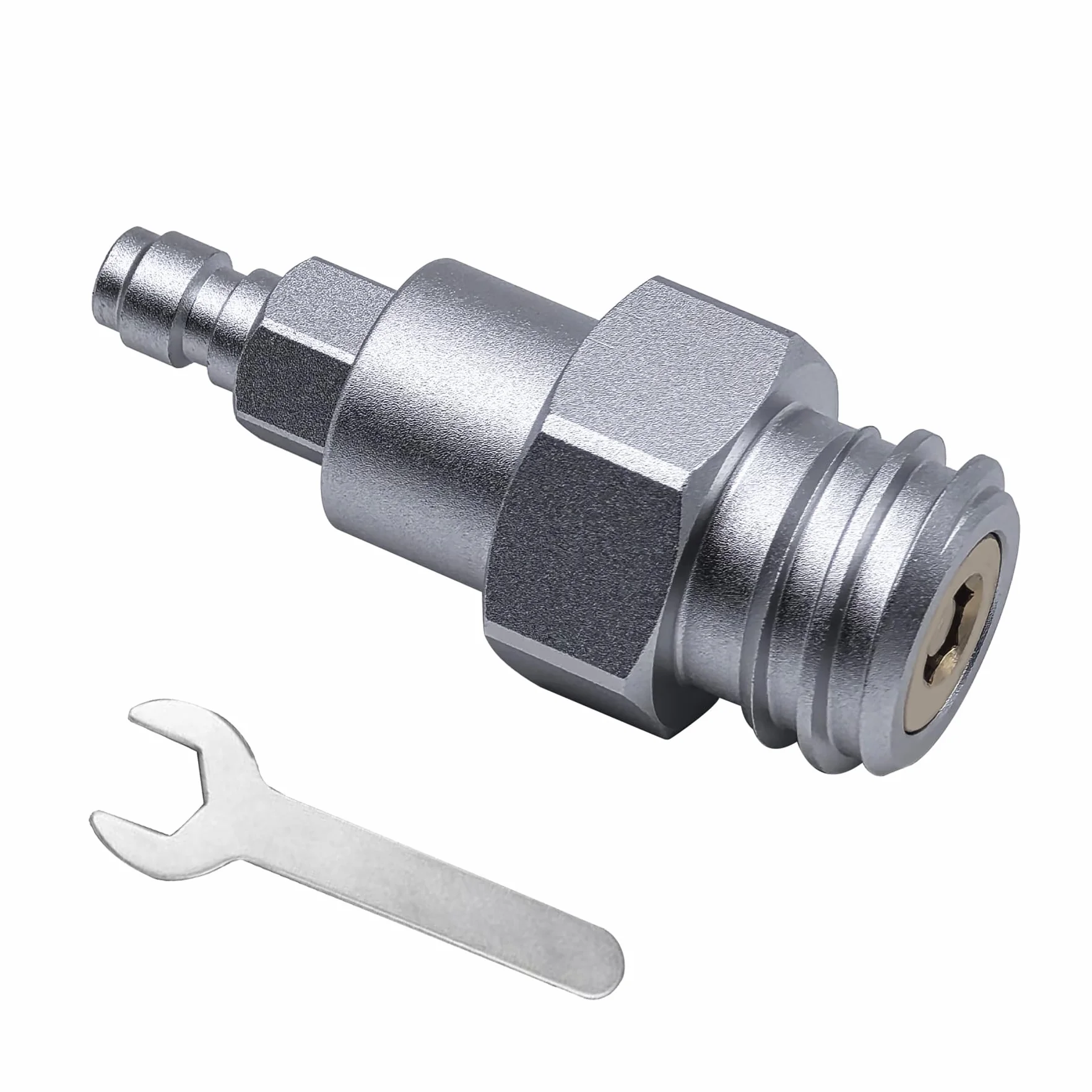 DRYHTEN TR21-4 - Adattatore di riempimento per macchina per acqua soda con attacco rapido da 8 mm, per serbatoio/bottiglia di CO2 esterno