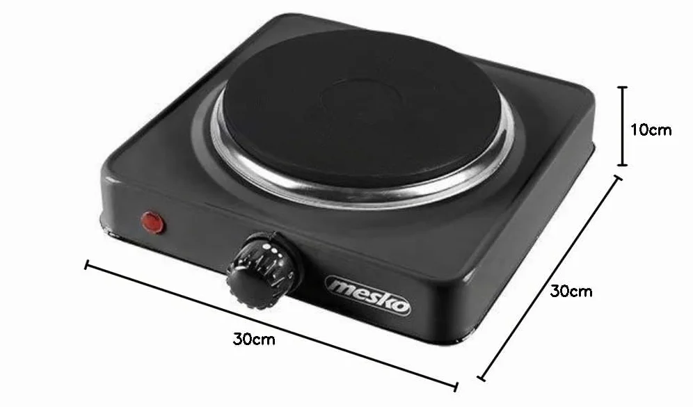 Piastra elettrica singola ADLER Mesko 1000 W