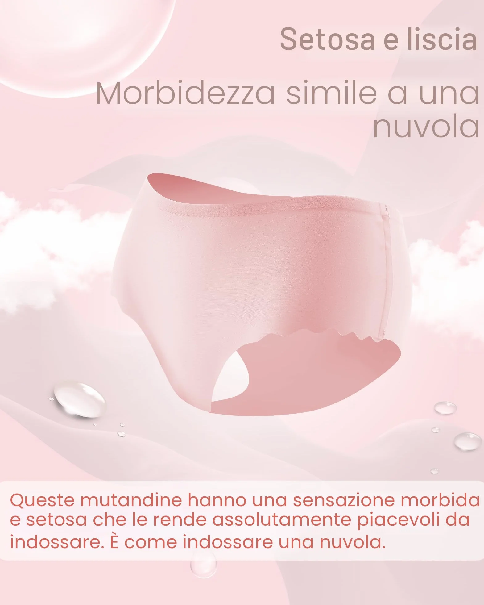 Mutande Donna Senza Cuciture Vita Alta Slip Microfibra Intimo Sexy Multipla Culotte Invisibili Pacco da 6