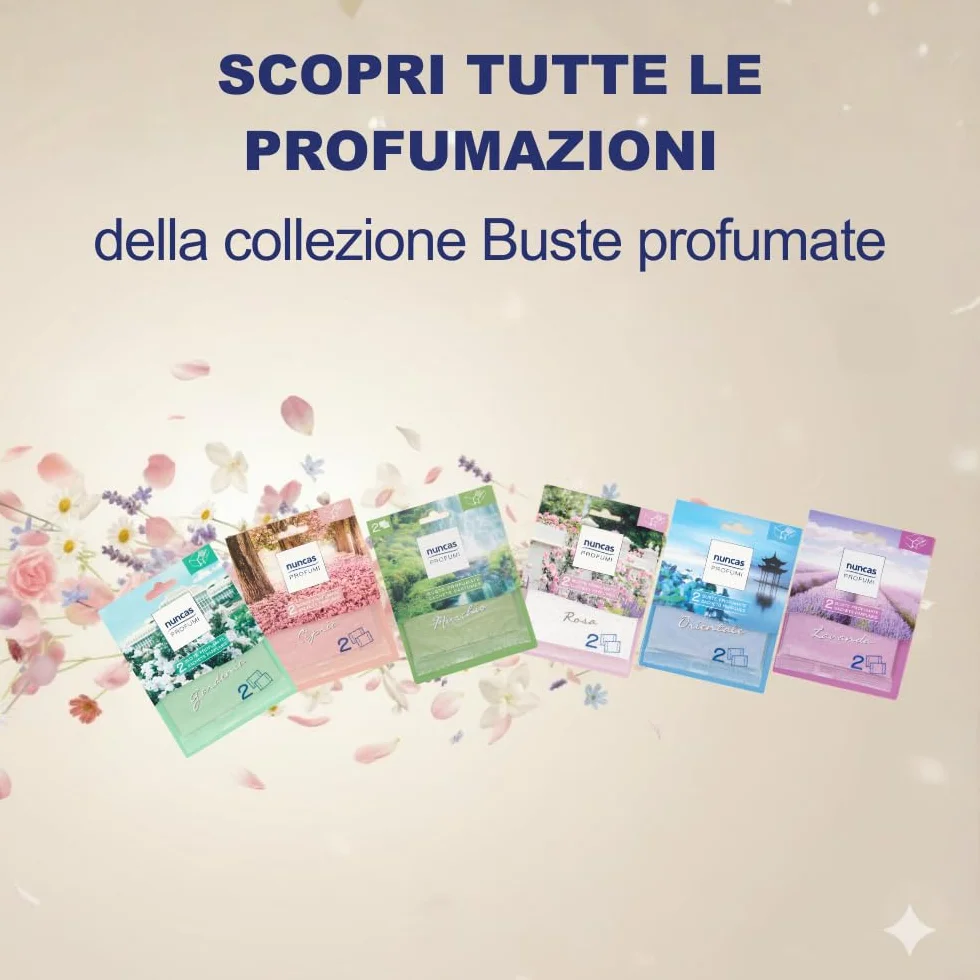 Nuncas Buste Profumate - per Cassetti - Rosa - 2 Pezzi