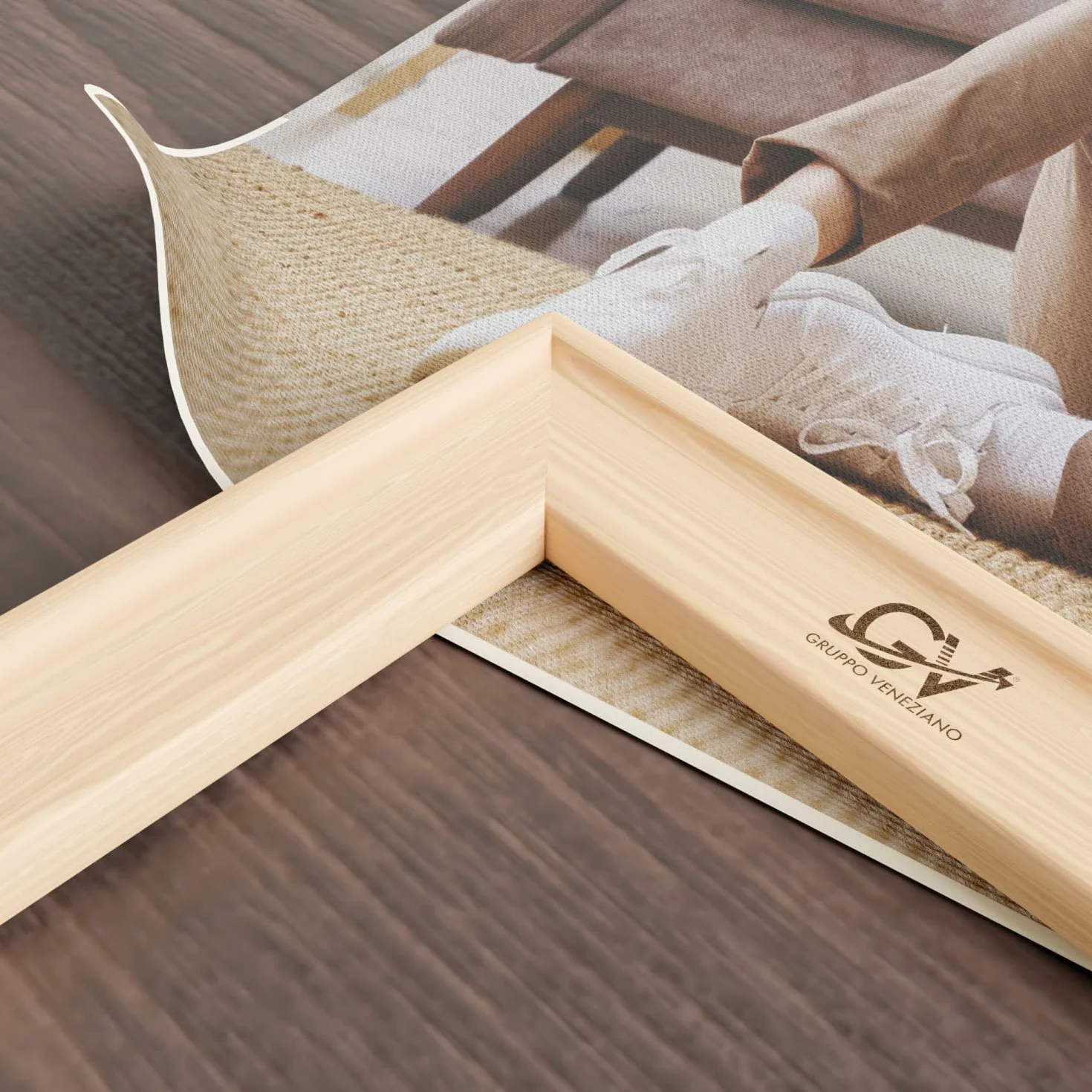 Gruppo Veneziano Quadro personalizzato con foto Stampa su Tela Canvas cornice in legno 100% Made in Italy