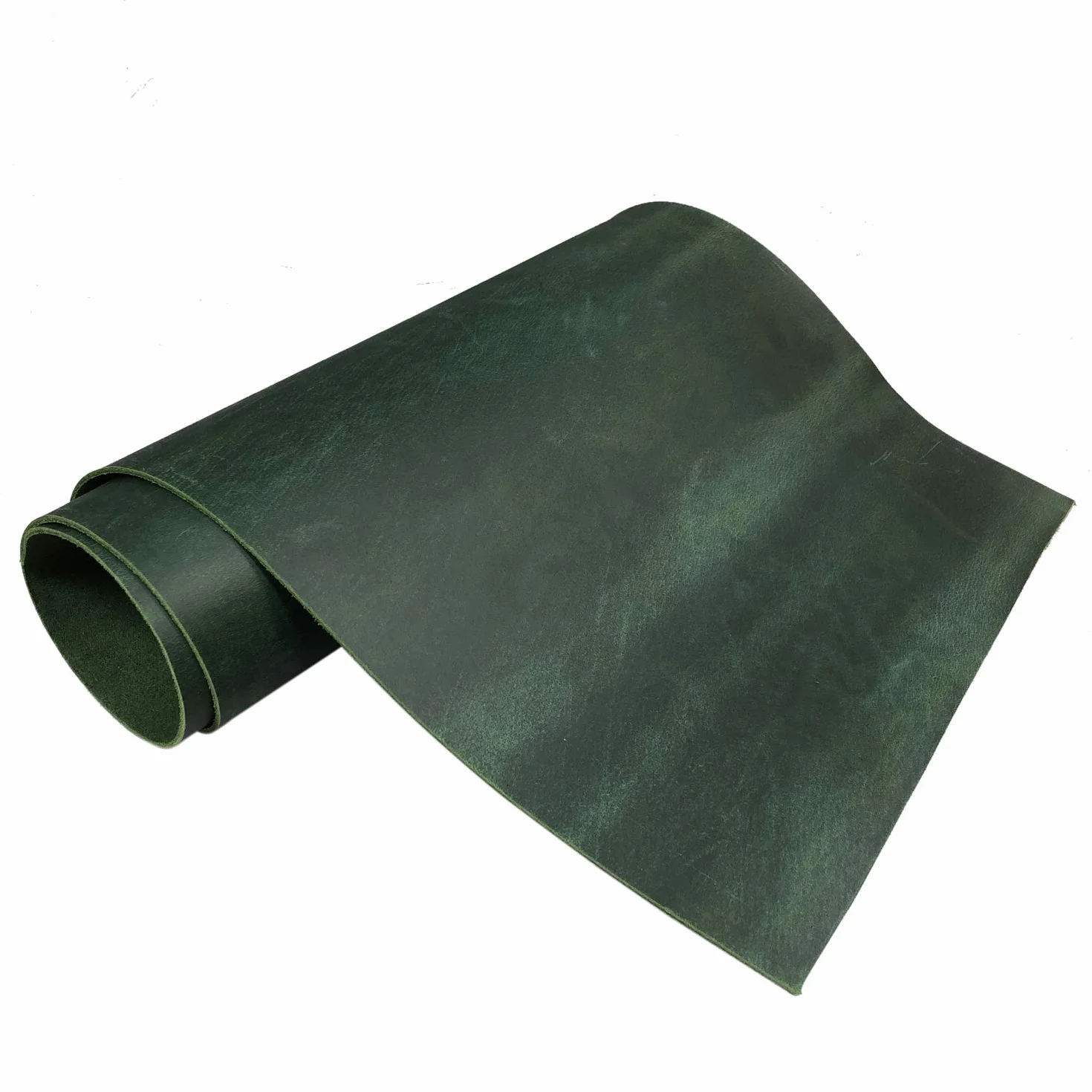 Pelle di vacchetta pieno fiore 2,0 mm 141,7-170,1 g 30,5 x 15,2 cm Verde per cucito hobby officina