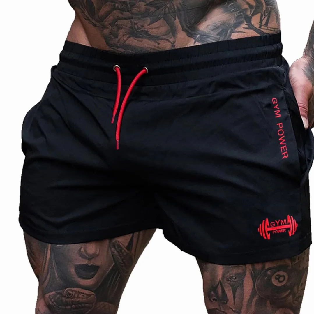 Uomo Sport Running Pantaloncini Presto Asciutto Leggero Poliestere