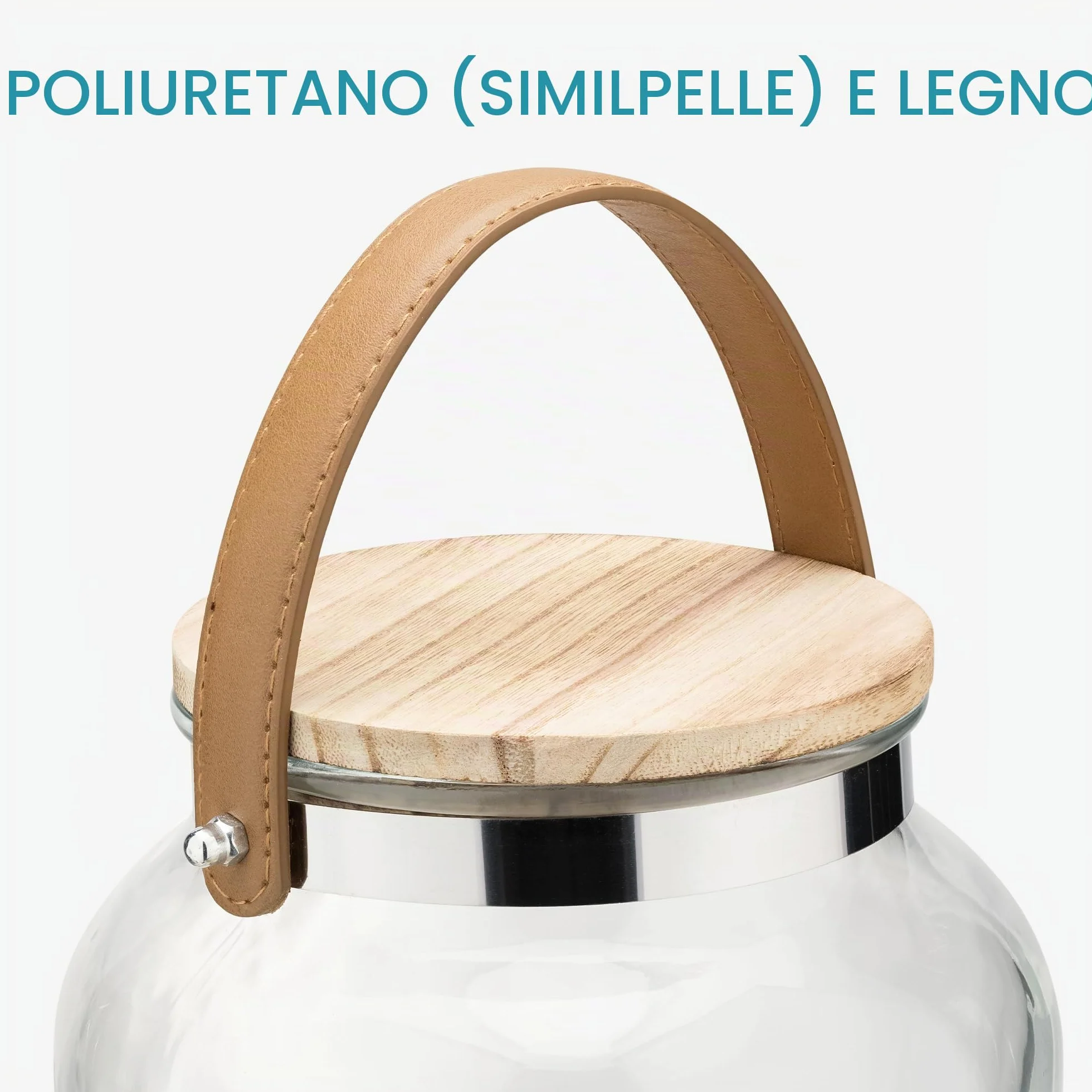 Navaris 5.6L Contenitore Bevande in Vetro con Rubinetto Distributore Acqua Sangria Cocktail Vino