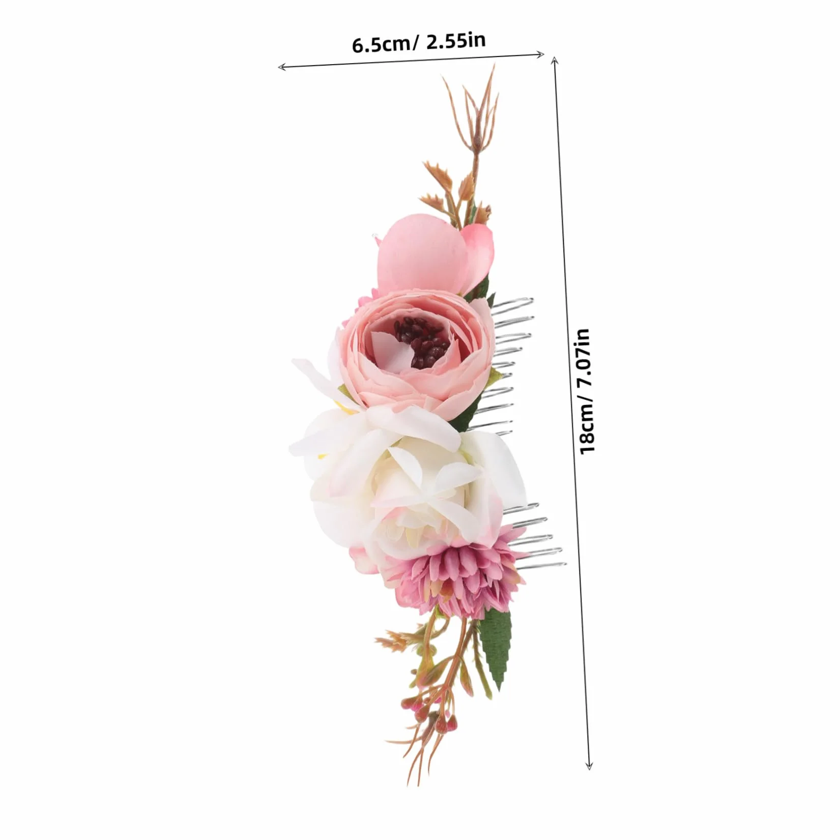 Boho Sposa Pettini Capelli Accessori Floreali Artificiali Fermagli Matrimonio